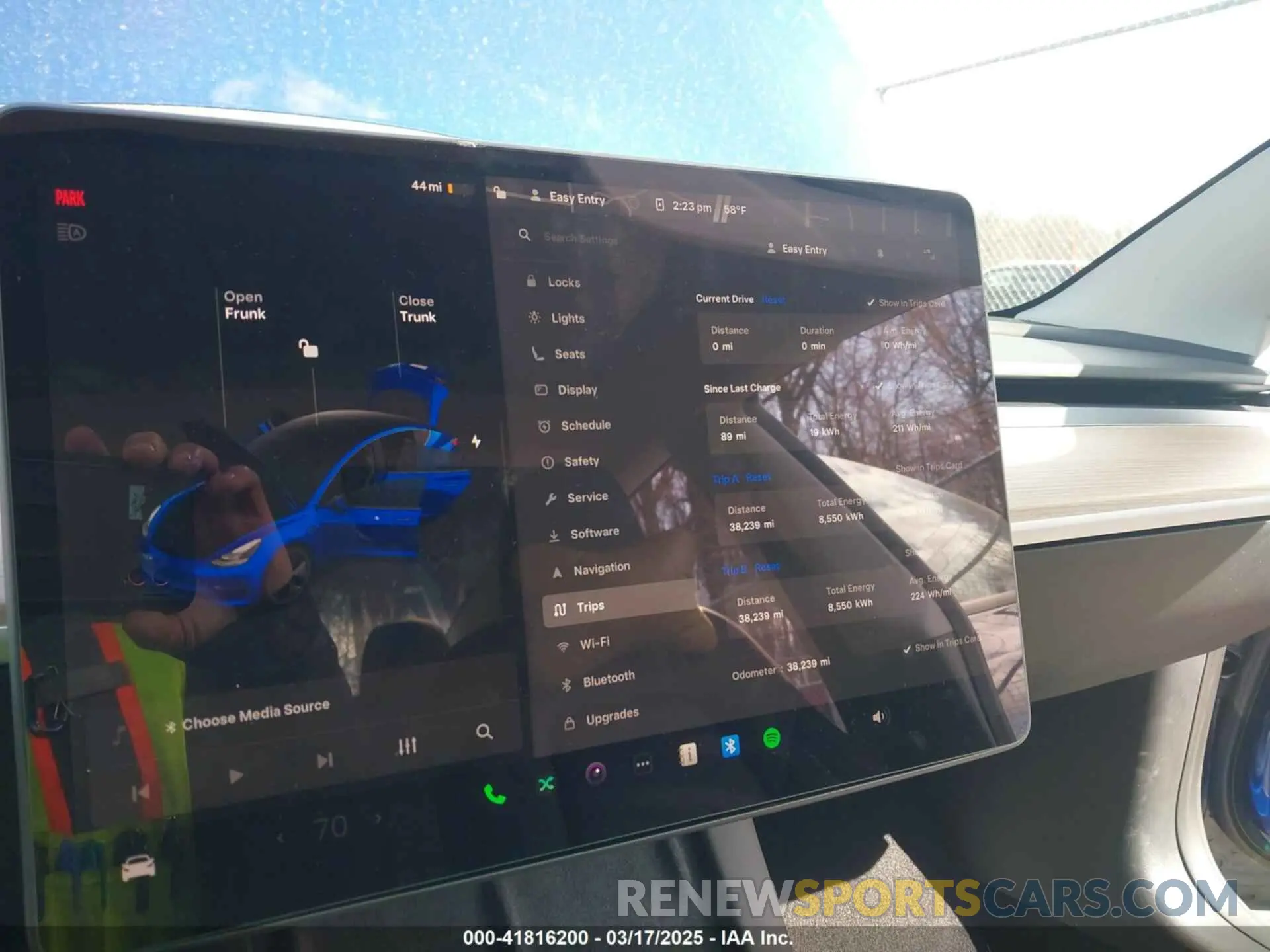 7 fotografías del automóvil dañado 5YJ3E1EA4PF581441 TESLA MODEL 3 2023