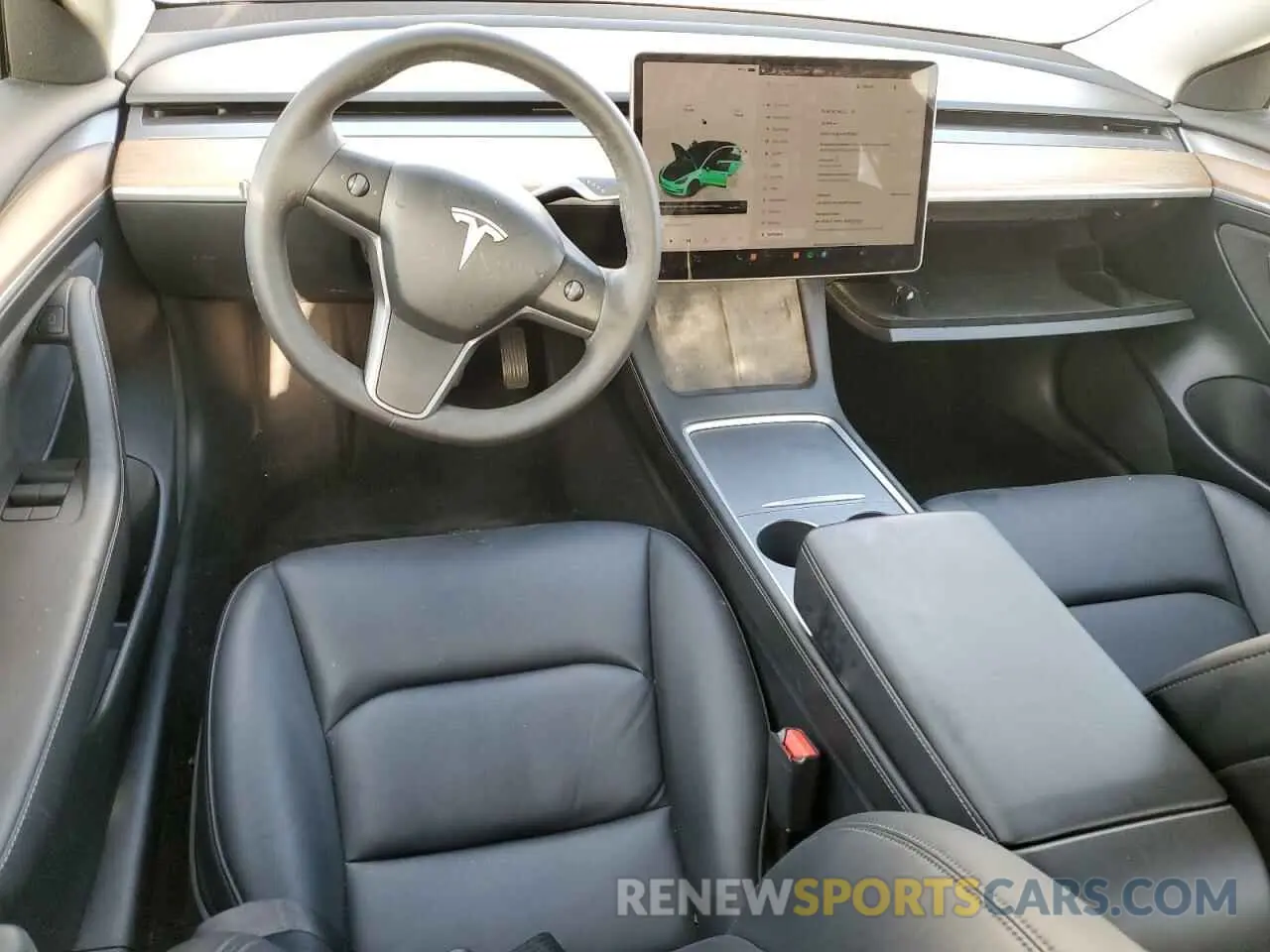 8 fotografías del automóvil dañado 5YJ3E1EA4PF581973 TESLA MODEL 3 2023