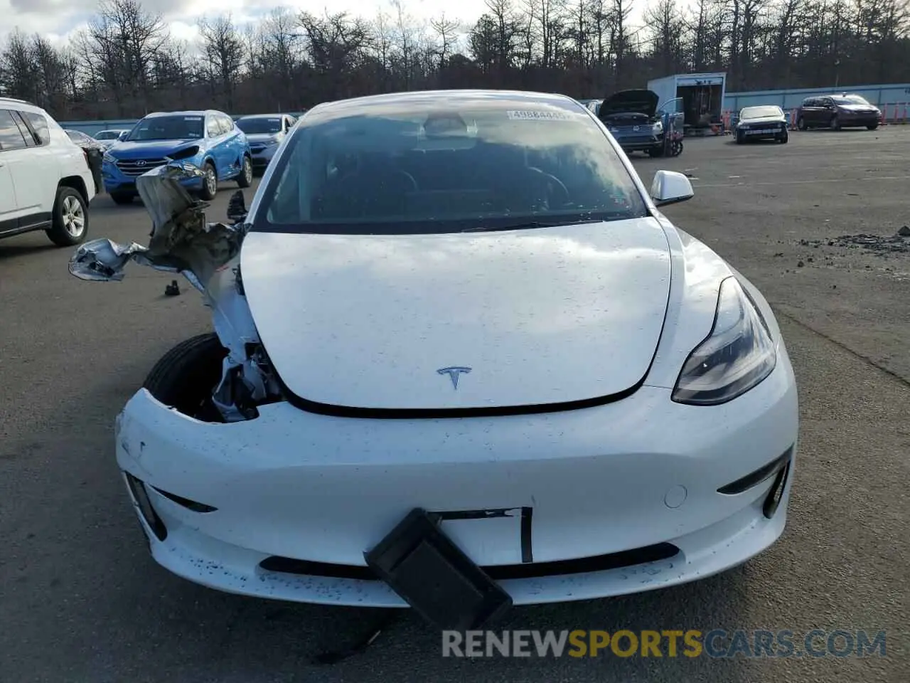 5 fotografías del automóvil dañado 5YJ3E1EA4PF587904 TESLA MODEL 3 2023