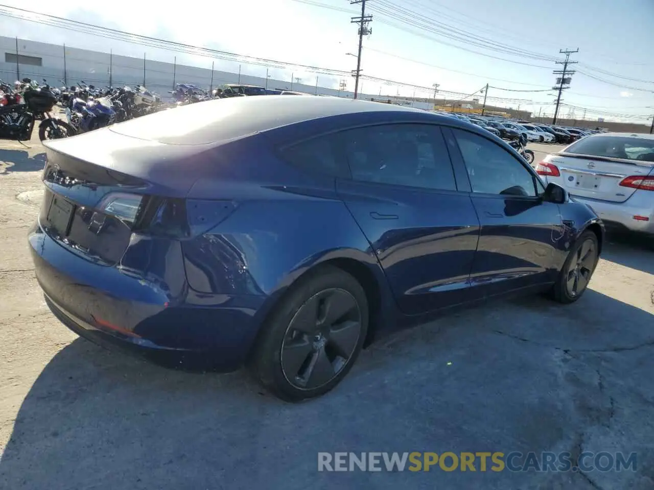 3 fotografías del automóvil dañado 5YJ3E1EA4PF590415 TESLA MODEL 3 2023