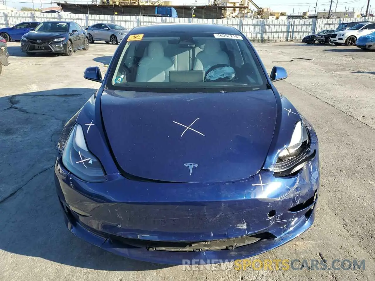 5 fotografías del automóvil dañado 5YJ3E1EA4PF590415 TESLA MODEL 3 2023