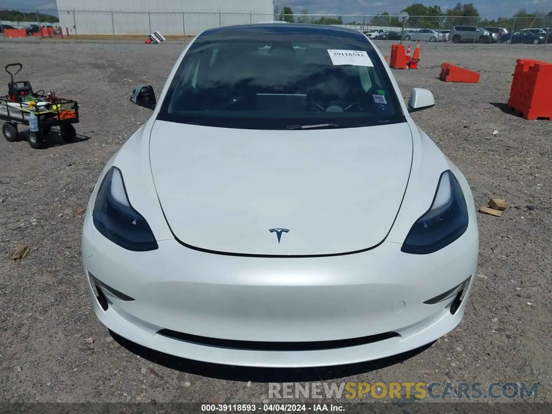 11 fotografías del automóvil dañado 5YJ3E1EA4PF599602 TESLA MODEL 3 2023