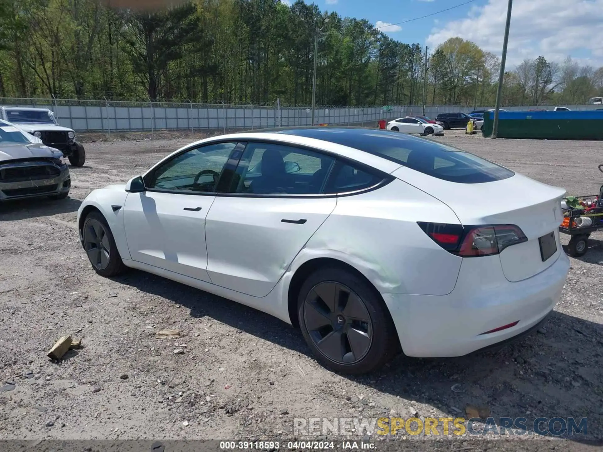 3 fotografías del automóvil dañado 5YJ3E1EA4PF599602 TESLA MODEL 3 2023