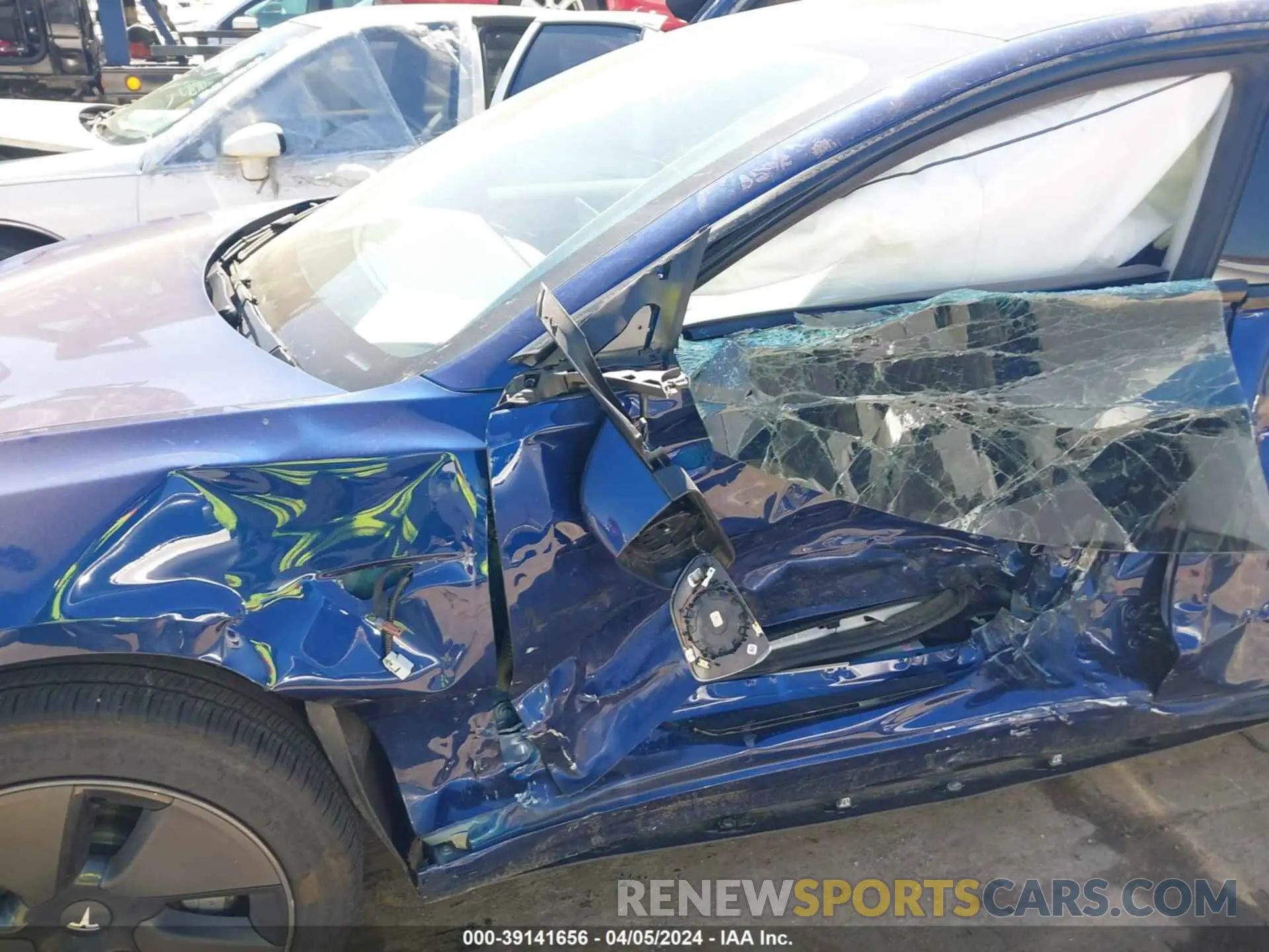 6 fotografías del automóvil dañado 5YJ3E1EA4PF603812 TESLA MODEL 3 2023