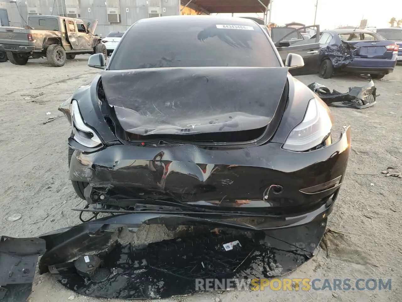 5 fotografías del automóvil dañado 5YJ3E1EA4PF604121 TESLA MODEL 3 2023