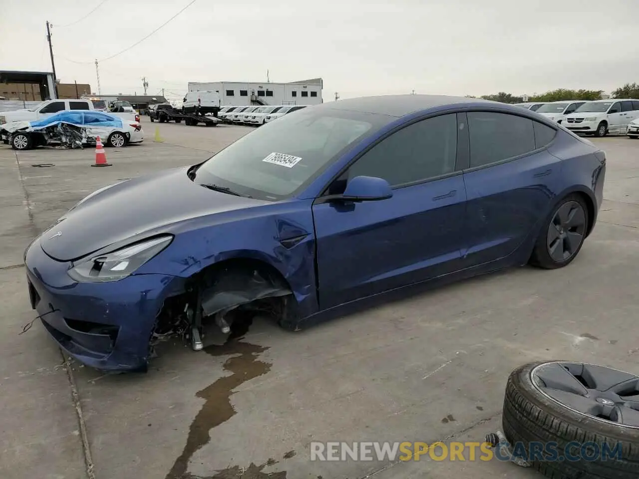 1 fotografías del automóvil dañado 5YJ3E1EA4PF612106 TESLA MODEL 3 2023