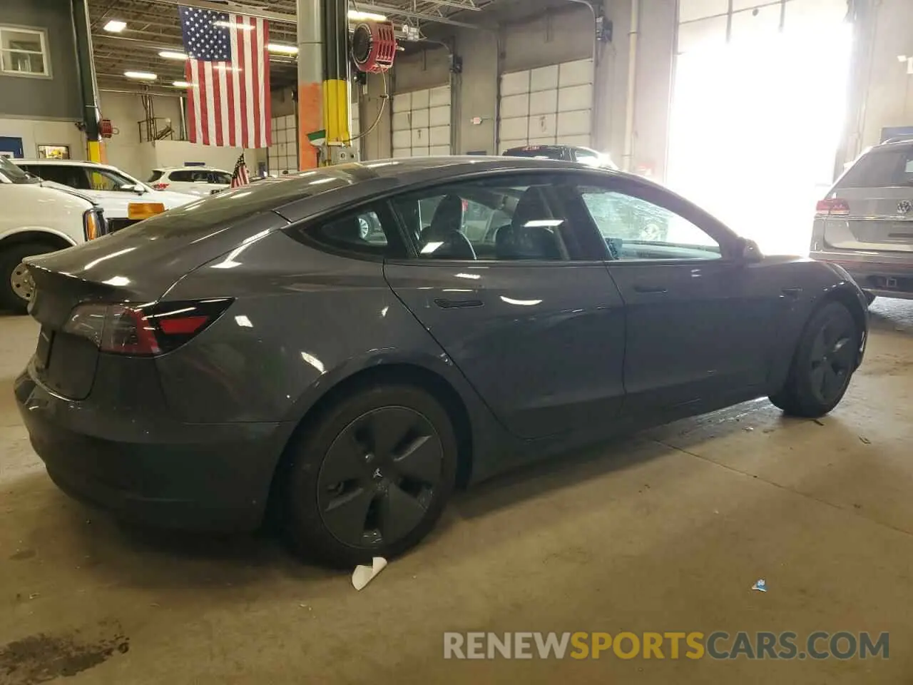 3 fotografías del automóvil dañado 5YJ3E1EA4PF625437 TESLA MODEL 3 2023