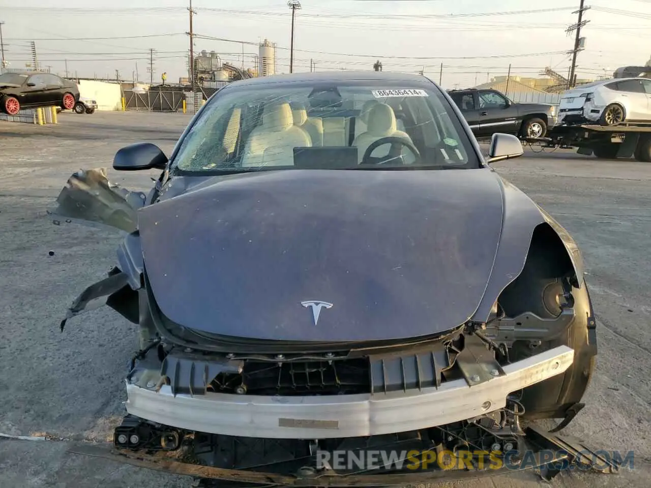 5 fotografías del automóvil dañado 5YJ3E1EA4PF645042 TESLA MODEL 3 2023