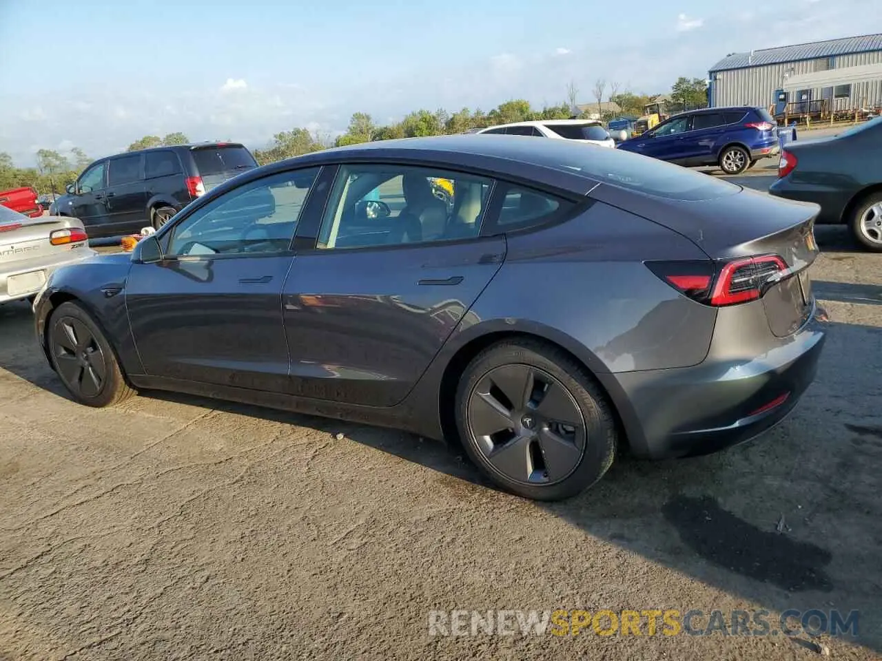 2 fotografías del automóvil dañado 5YJ3E1EA4PF665789 TESLA MODEL 3 2023