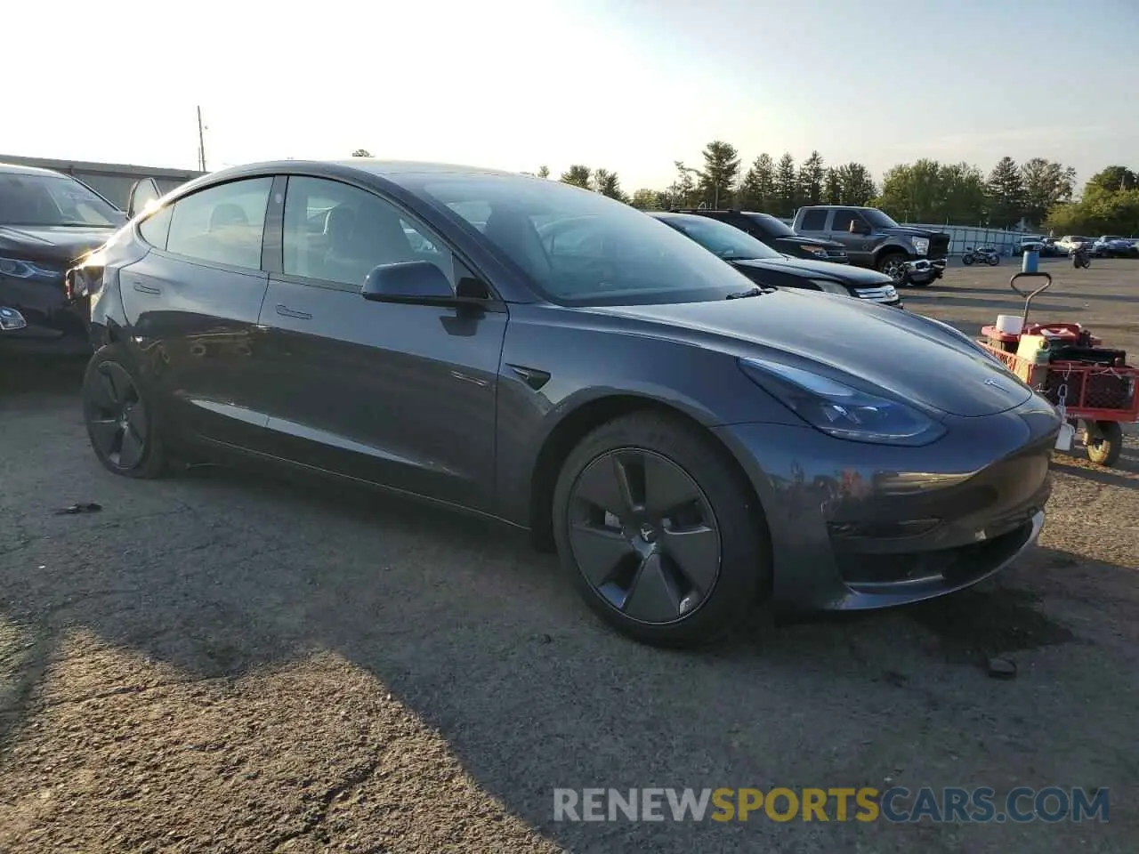 4 fotografías del automóvil dañado 5YJ3E1EA4PF665789 TESLA MODEL 3 2023