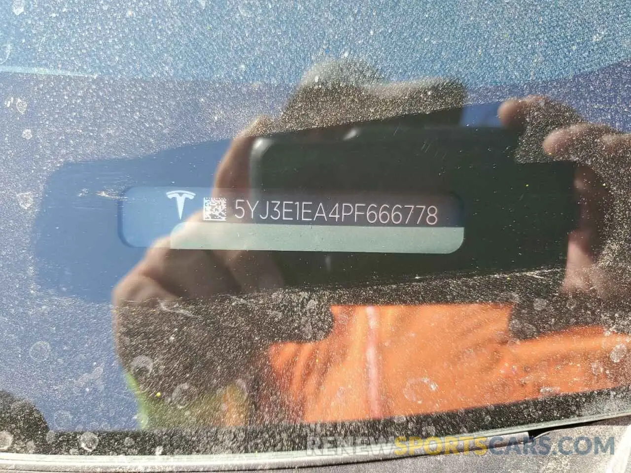 14 fotografías del automóvil dañado 5YJ3E1EA4PF666778 TESLA MODEL 3 2023