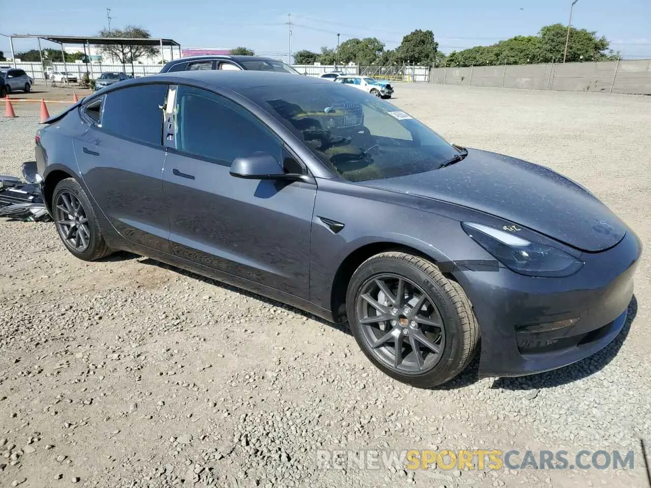 4 fotografías del automóvil dañado 5YJ3E1EA4PF666778 TESLA MODEL 3 2023