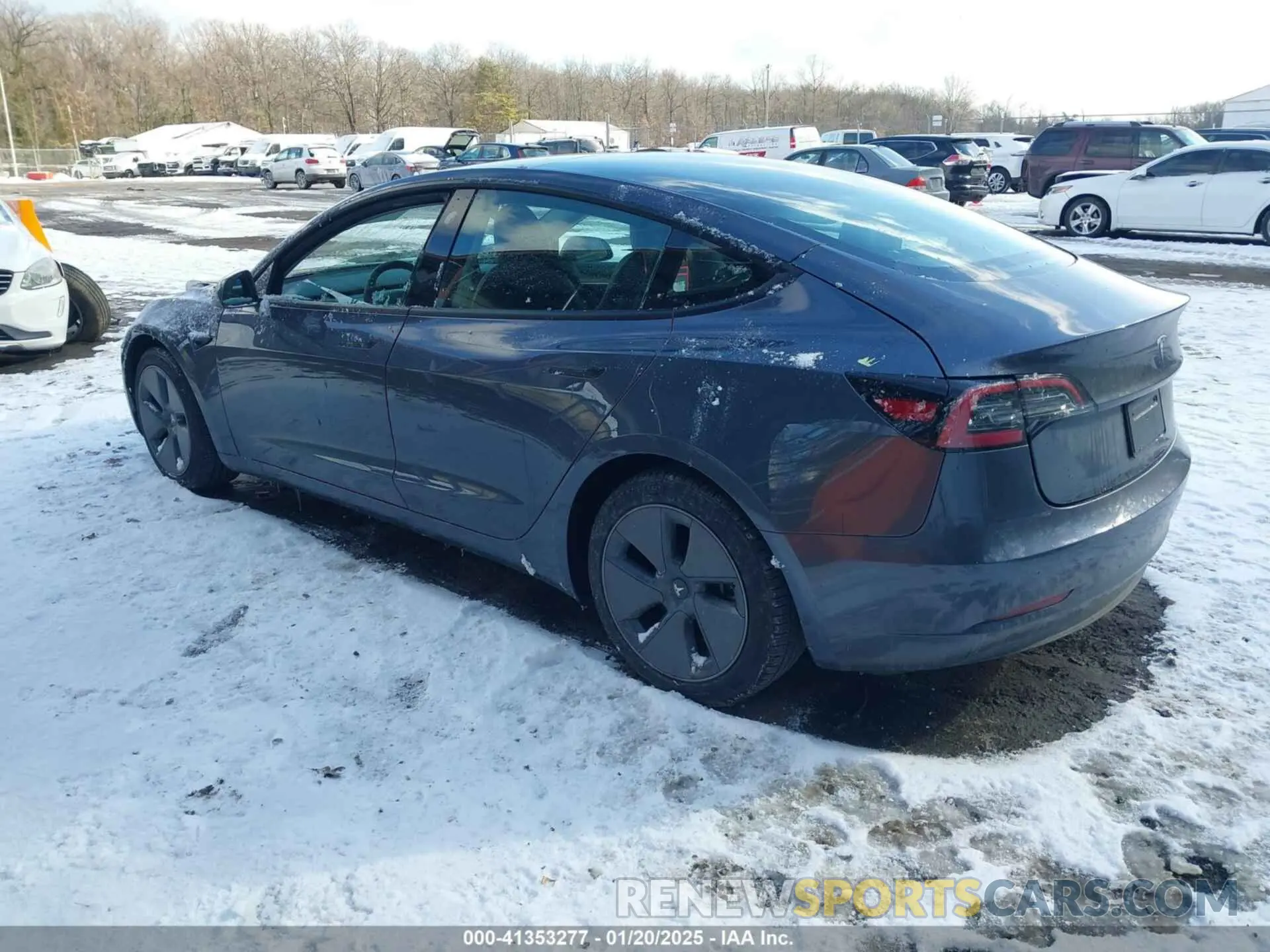 3 fotografías del automóvil dañado 5YJ3E1EA4PF668742 TESLA MODEL 3 2023
