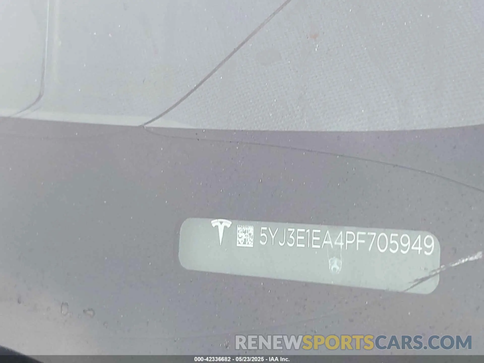 9 fotografías del automóvil dañado 5YJ3E1EA4PF705949 TESLA MODEL 3 2023