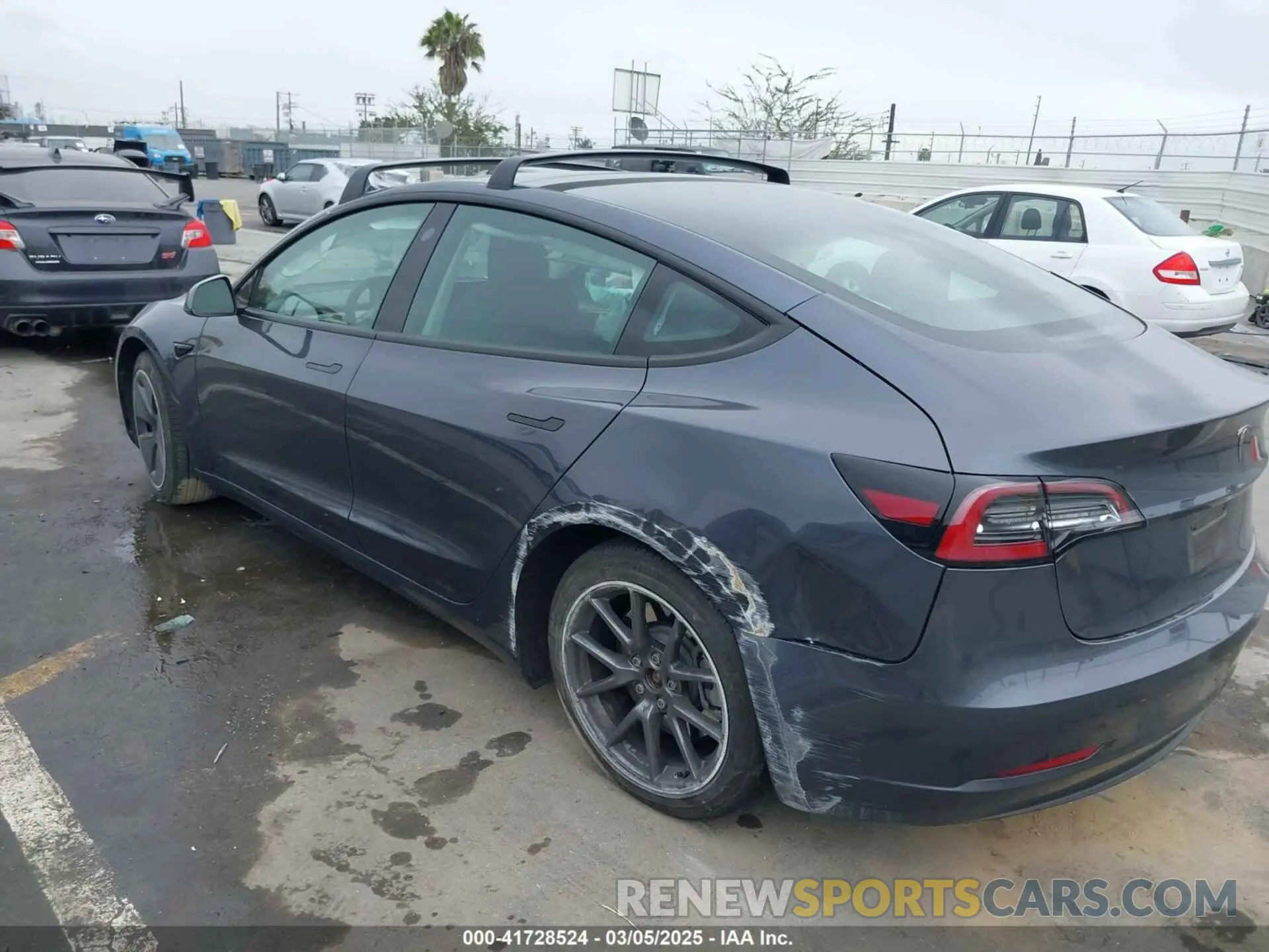 6 fotografías del automóvil dañado 5YJ3E1EA5PF400492 TESLA MODEL 3 2023