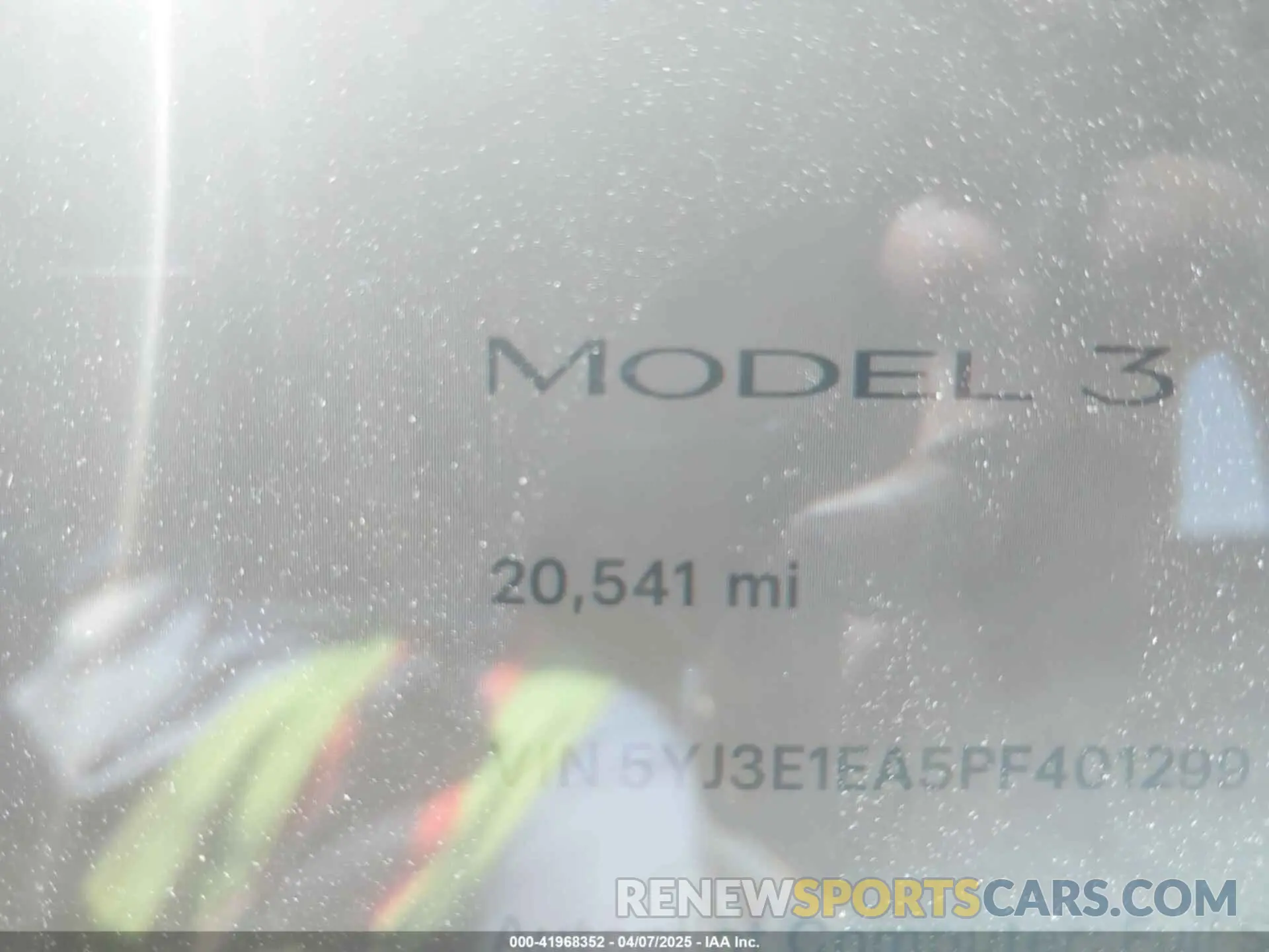 16 fotografías del automóvil dañado 5YJ3E1EA5PF401299 TESLA MODEL 3 2023