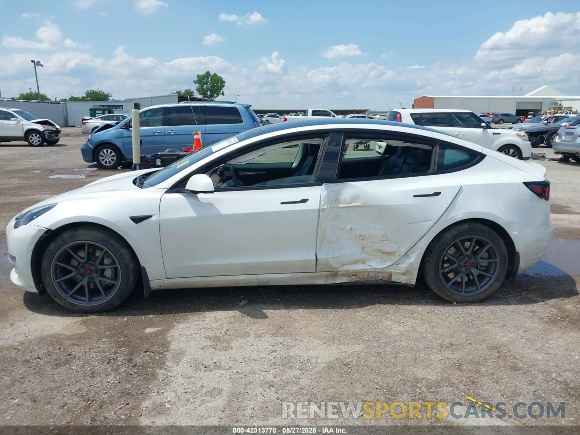 6 fotografías del automóvil dañado 5YJ3E1EA5PF407054 TESLA MODEL 3 2023