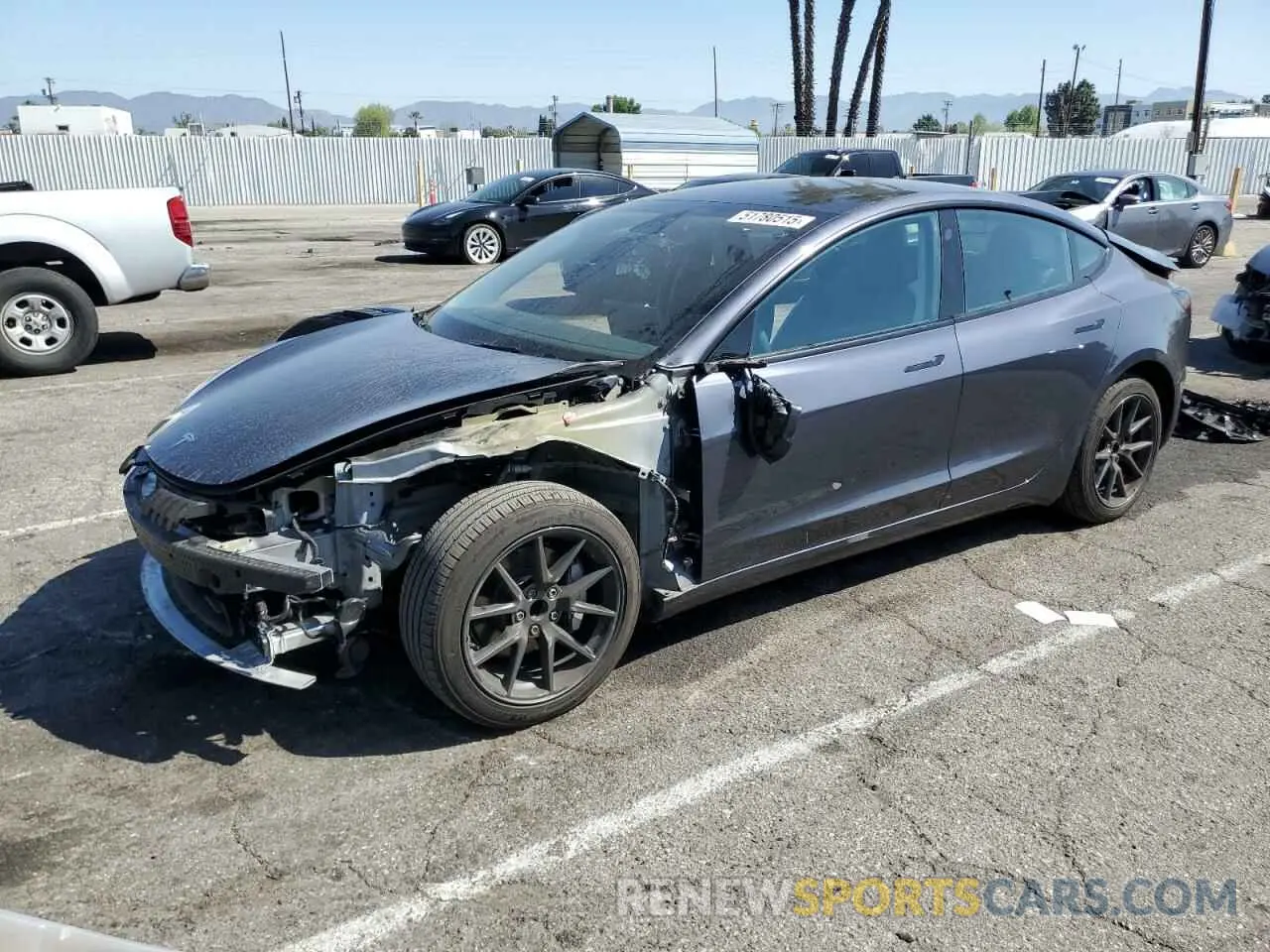 1 fotografías del automóvil dañado 5YJ3E1EA5PF407202 TESLA MODEL 3 2023