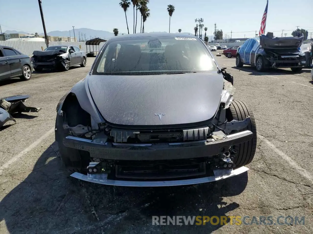 5 fotografías del automóvil dañado 5YJ3E1EA5PF407202 TESLA MODEL 3 2023