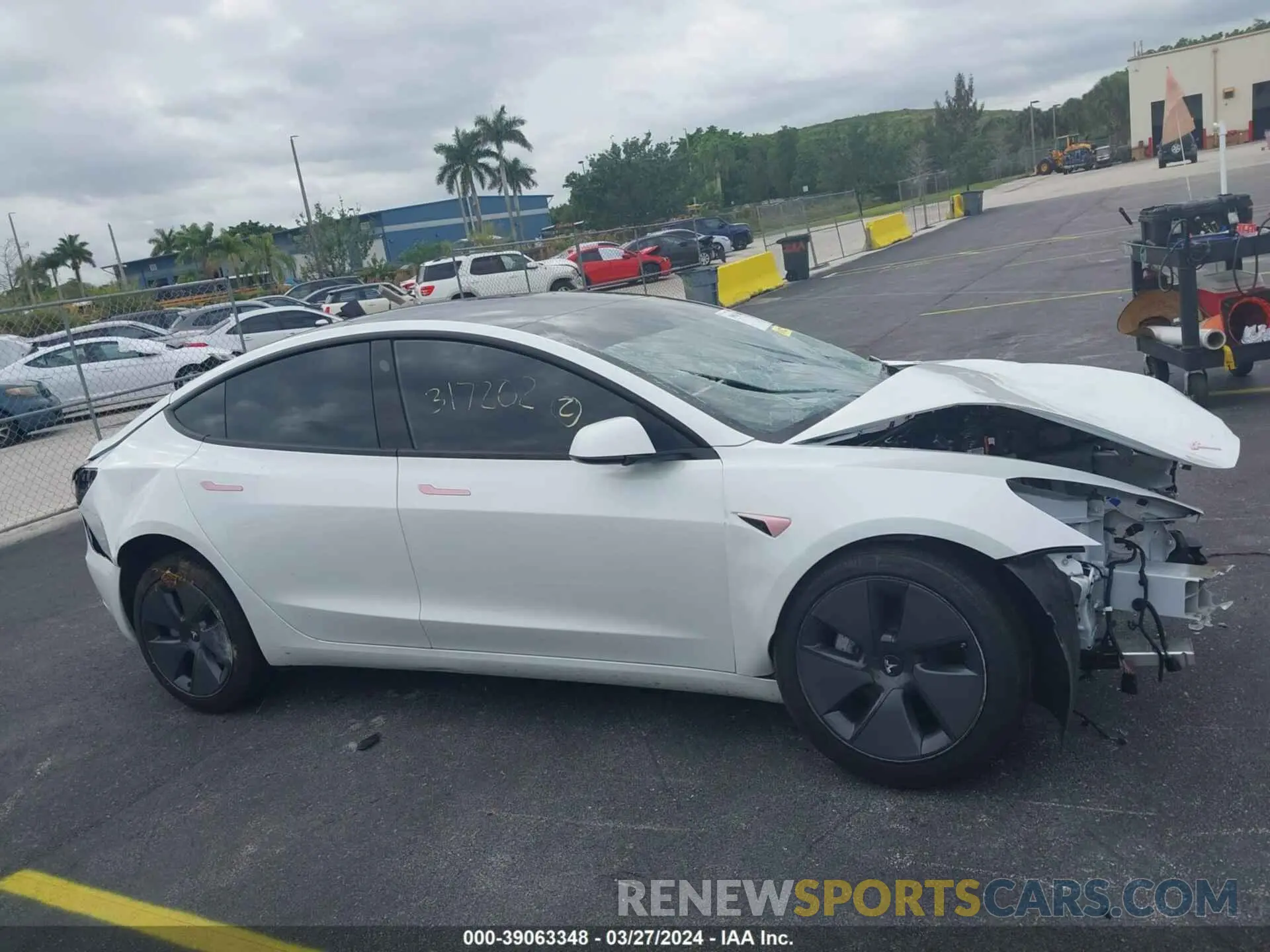 12 fotografías del automóvil dañado 5YJ3E1EA5PF411136 TESLA MODEL 3 2023