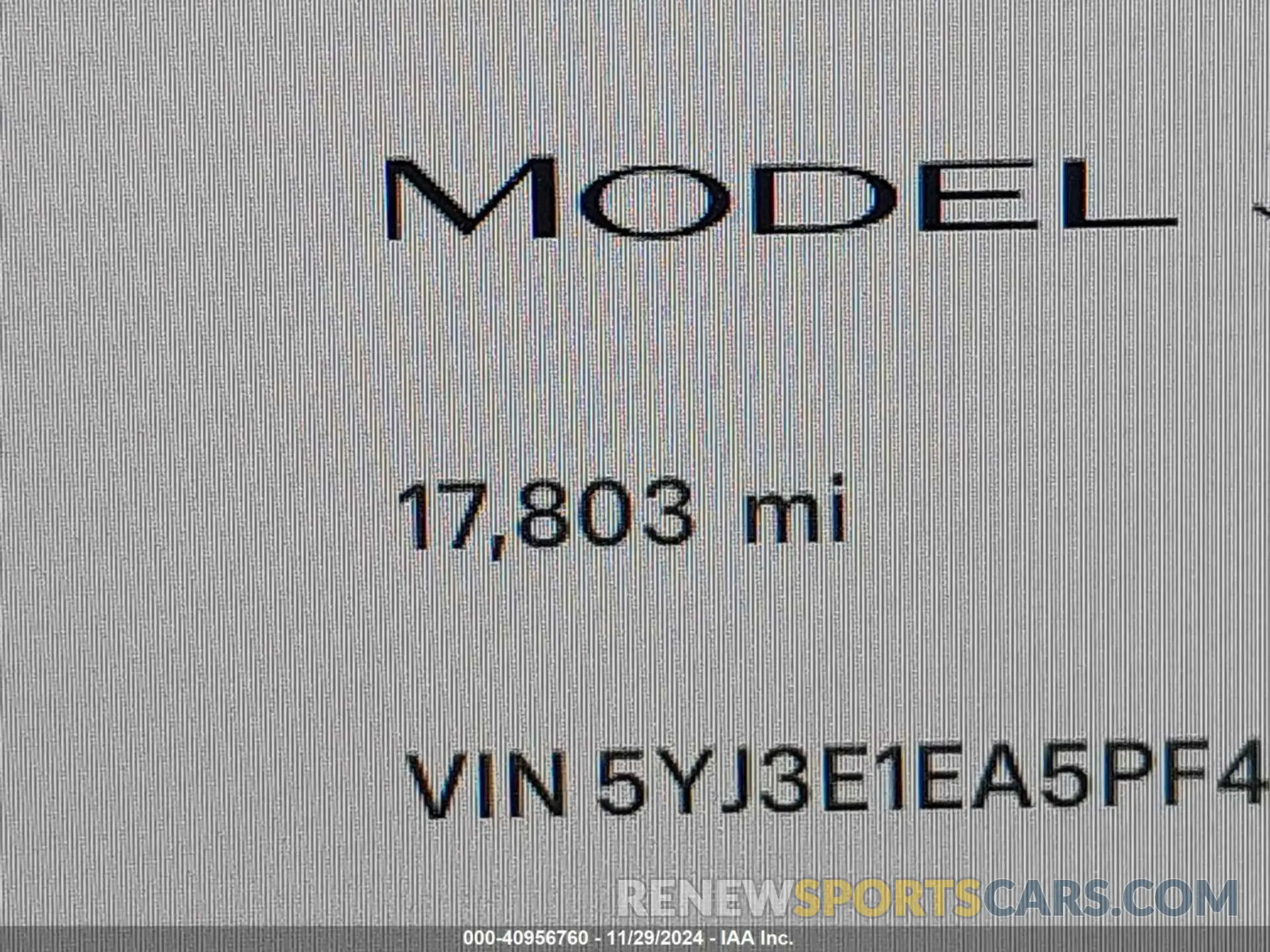15 fotografías del automóvil dañado 5YJ3E1EA5PF426798 TESLA MODEL 3 2023