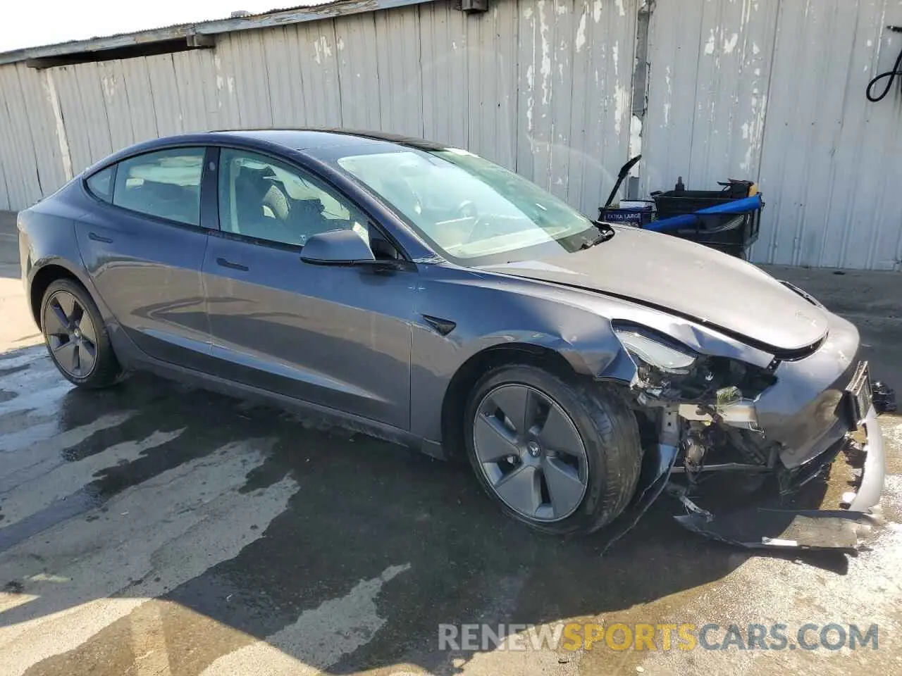 4 fotografías del automóvil dañado 5YJ3E1EA5PF449580 TESLA MODEL 3 2023