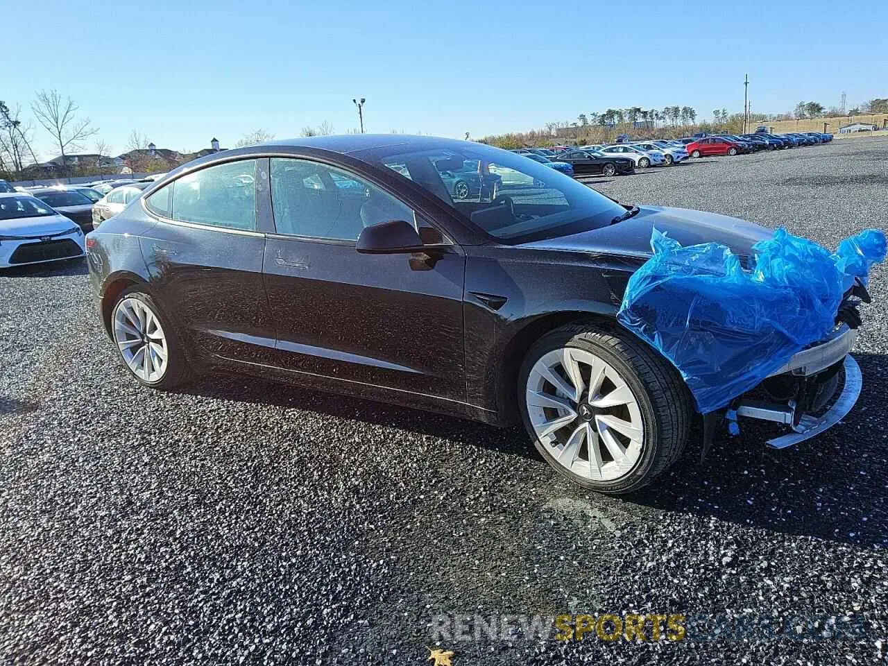 4 fotografías del automóvil dañado 5YJ3E1EA5PF452074 TESLA MODEL 3 2023