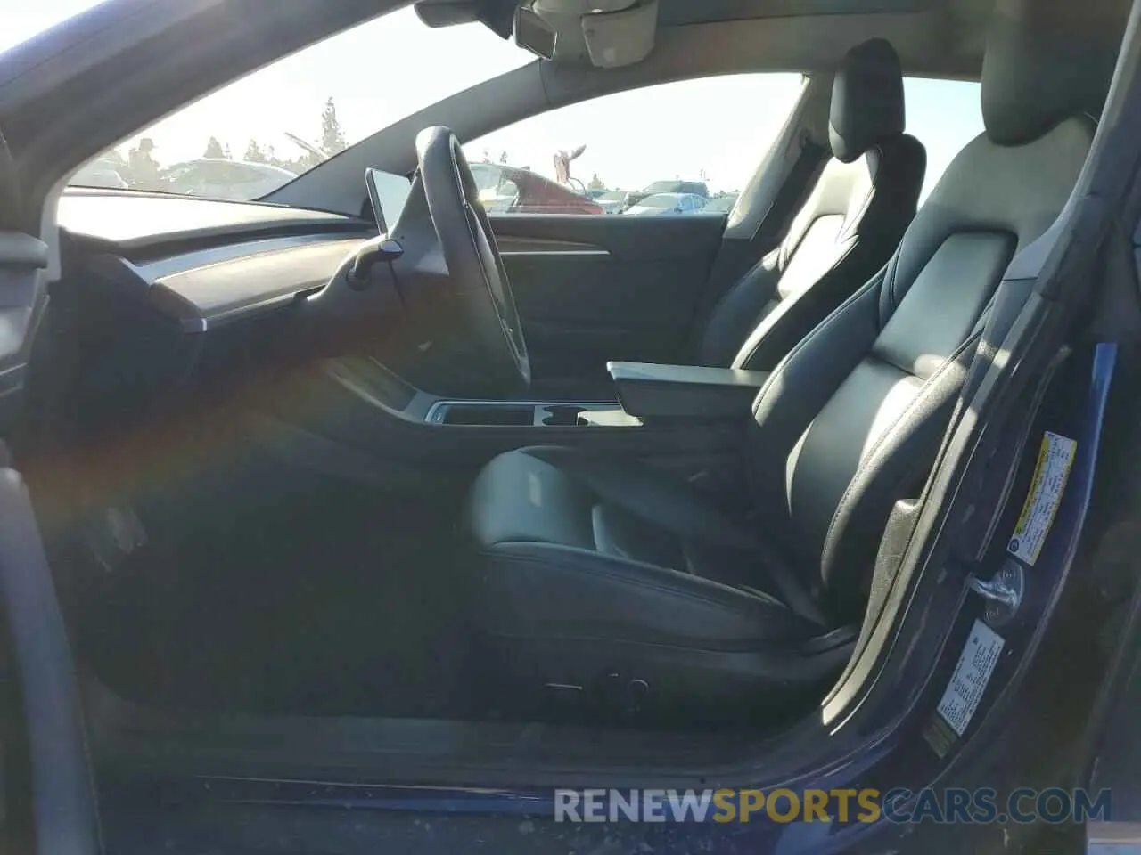 7 fotografías del automóvil dañado 5YJ3E1EA5PF457937 TESLA MODEL 3 2023