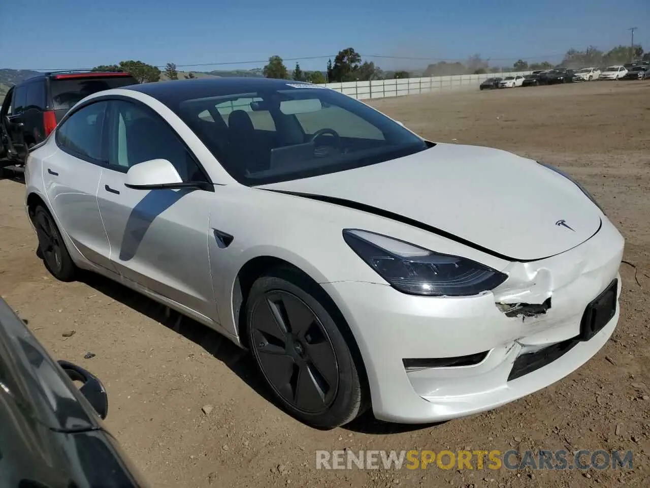 4 fotografías del automóvil dañado 5YJ3E1EA5PF463169 TESLA MODEL 3 2023