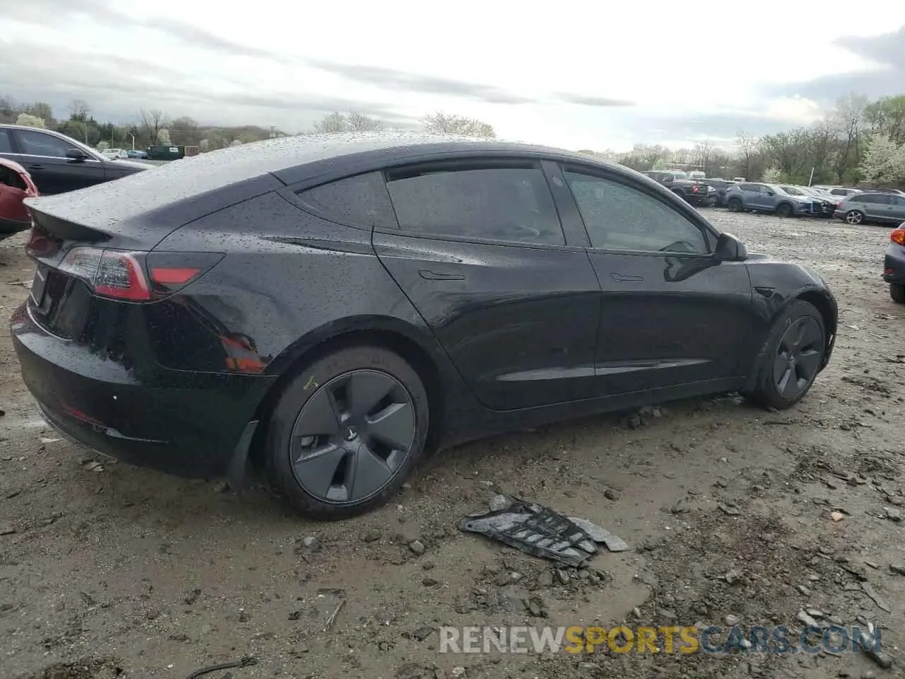 3 fotografías del automóvil dañado 5YJ3E1EA5PF466881 TESLA MODEL 3 2023