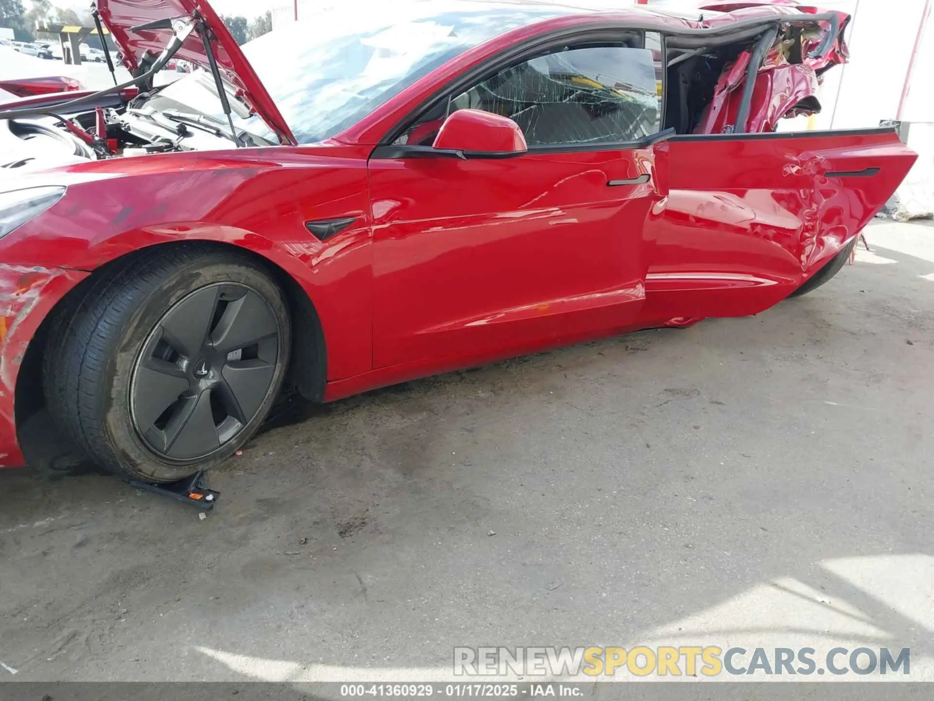 6 fotografías del automóvil dañado 5YJ3E1EA5PF488122 TESLA MODEL 3 2023