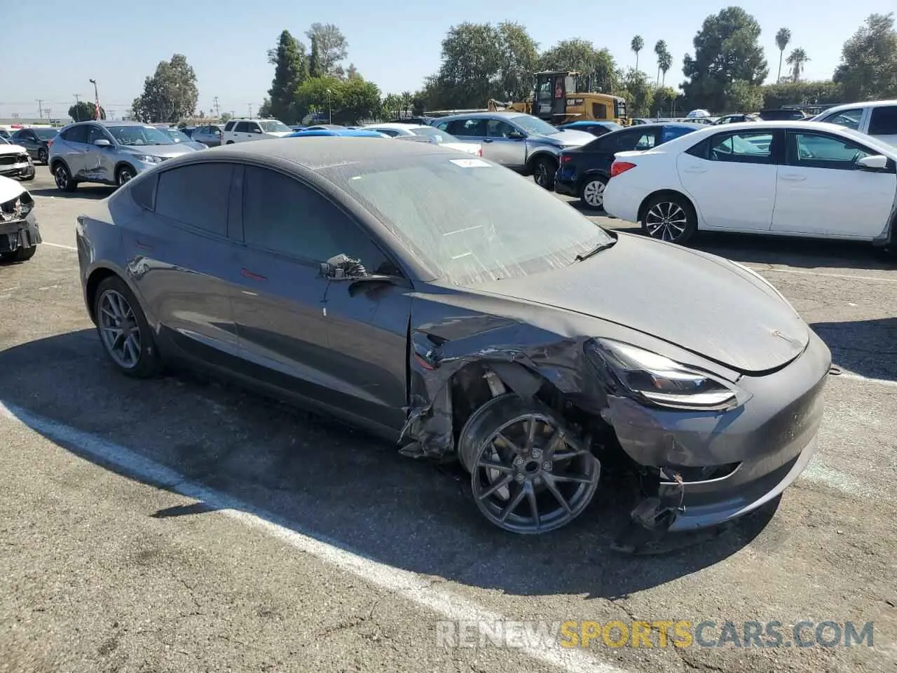 4 fotografías del automóvil dañado 5YJ3E1EA5PF497371 TESLA MODEL 3 2023
