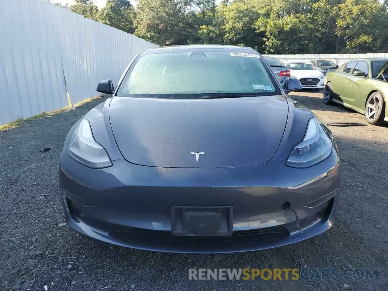 5 fotografías del automóvil dañado 5YJ3E1EA5PF500821 TESLA MODEL 3 2023