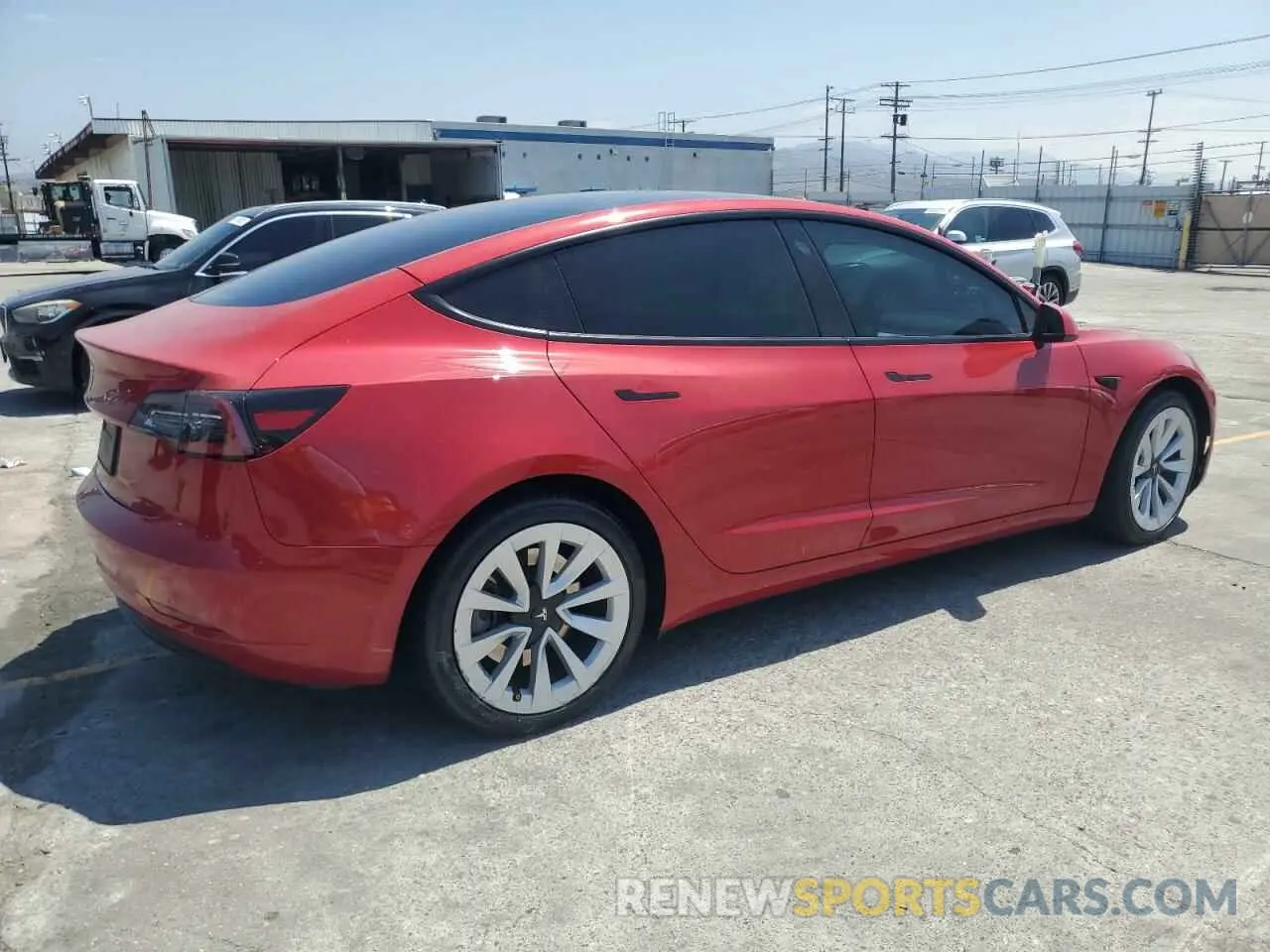 3 fotografías del automóvil dañado 5YJ3E1EA5PF514198 TESLA MODEL 3 2023