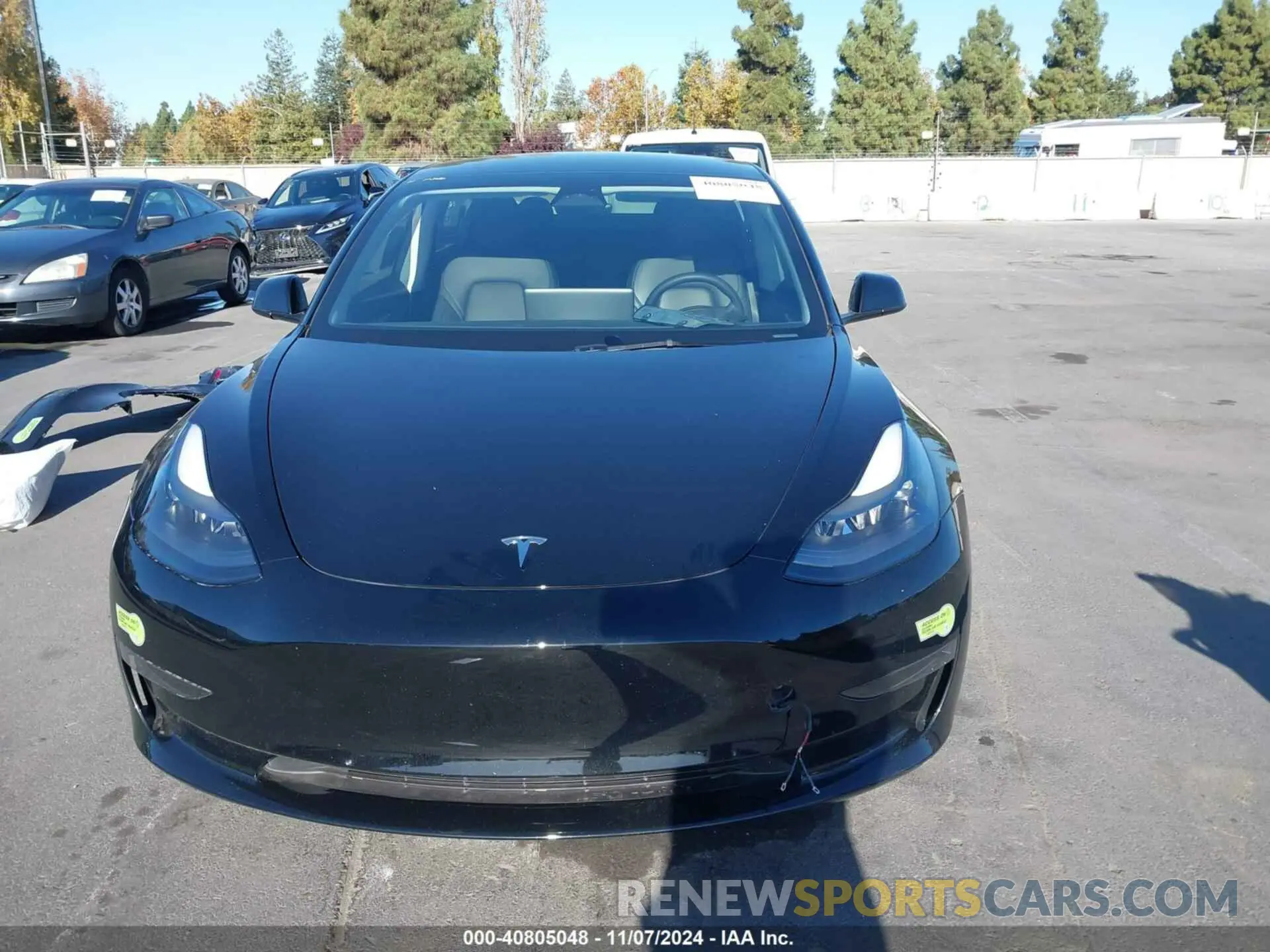 12 fotografías del automóvil dañado 5YJ3E1EA5PF546035 TESLA MODEL 3 2023