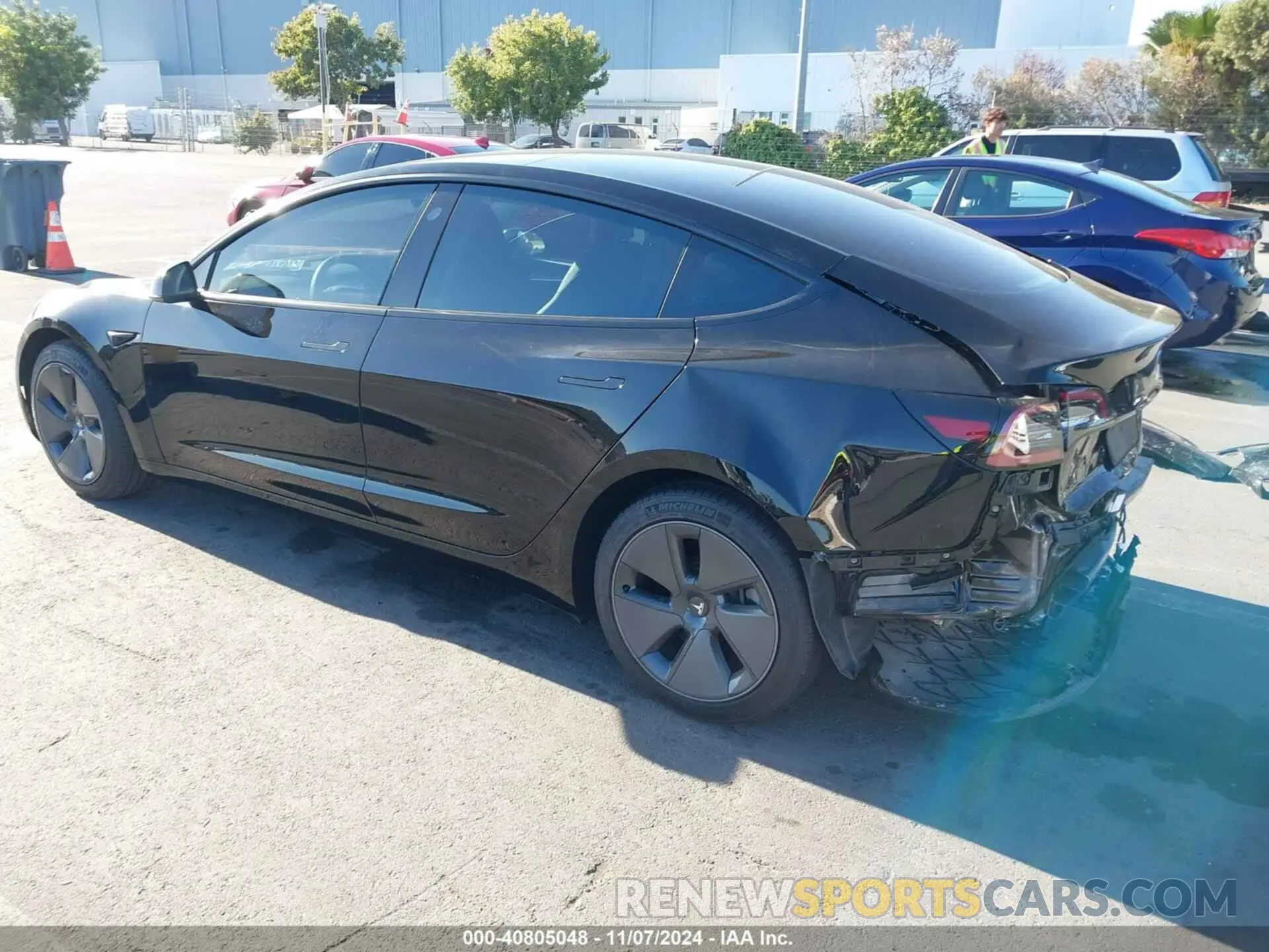 3 fotografías del automóvil dañado 5YJ3E1EA5PF546035 TESLA MODEL 3 2023