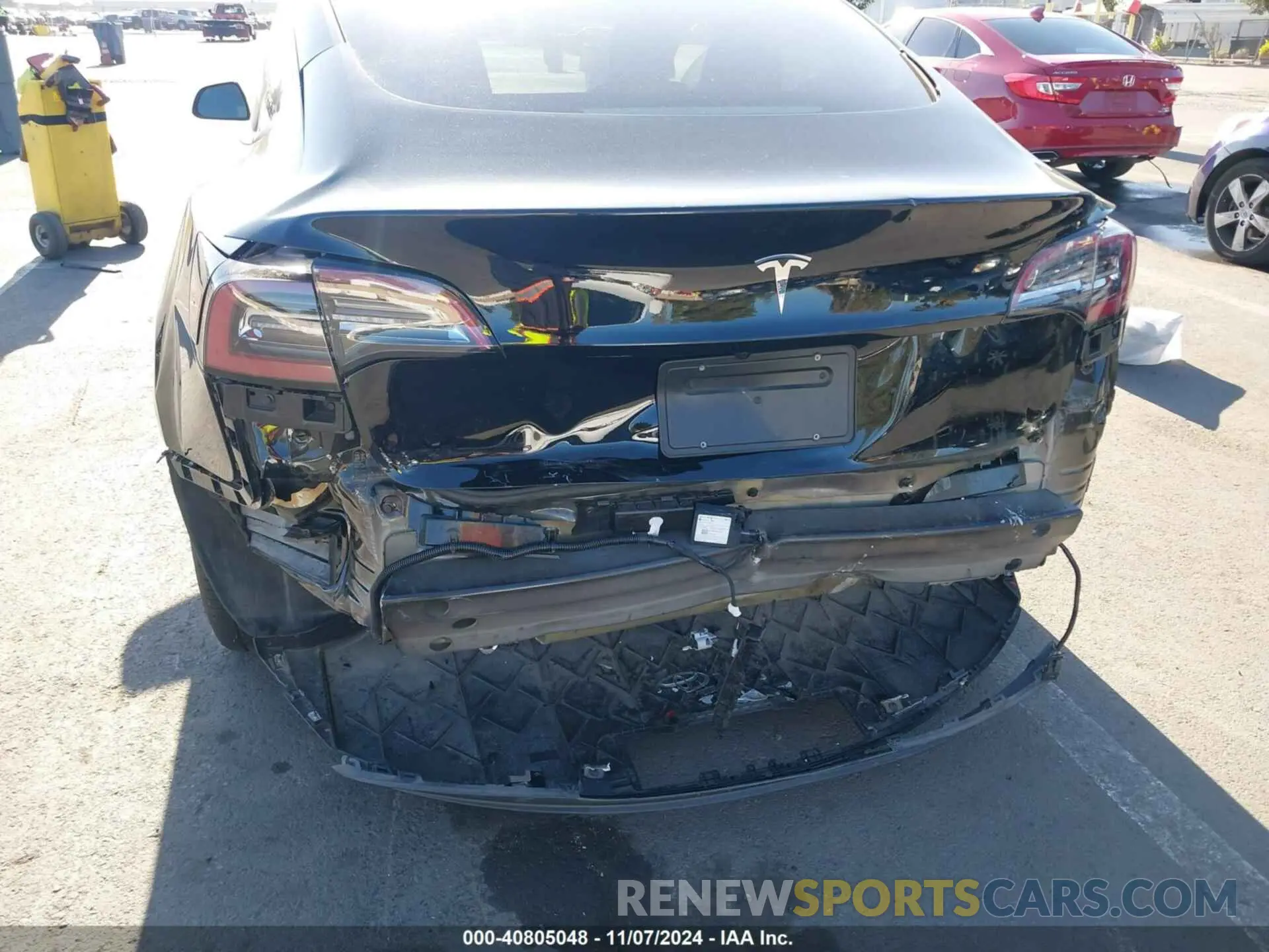 6 fotografías del automóvil dañado 5YJ3E1EA5PF546035 TESLA MODEL 3 2023