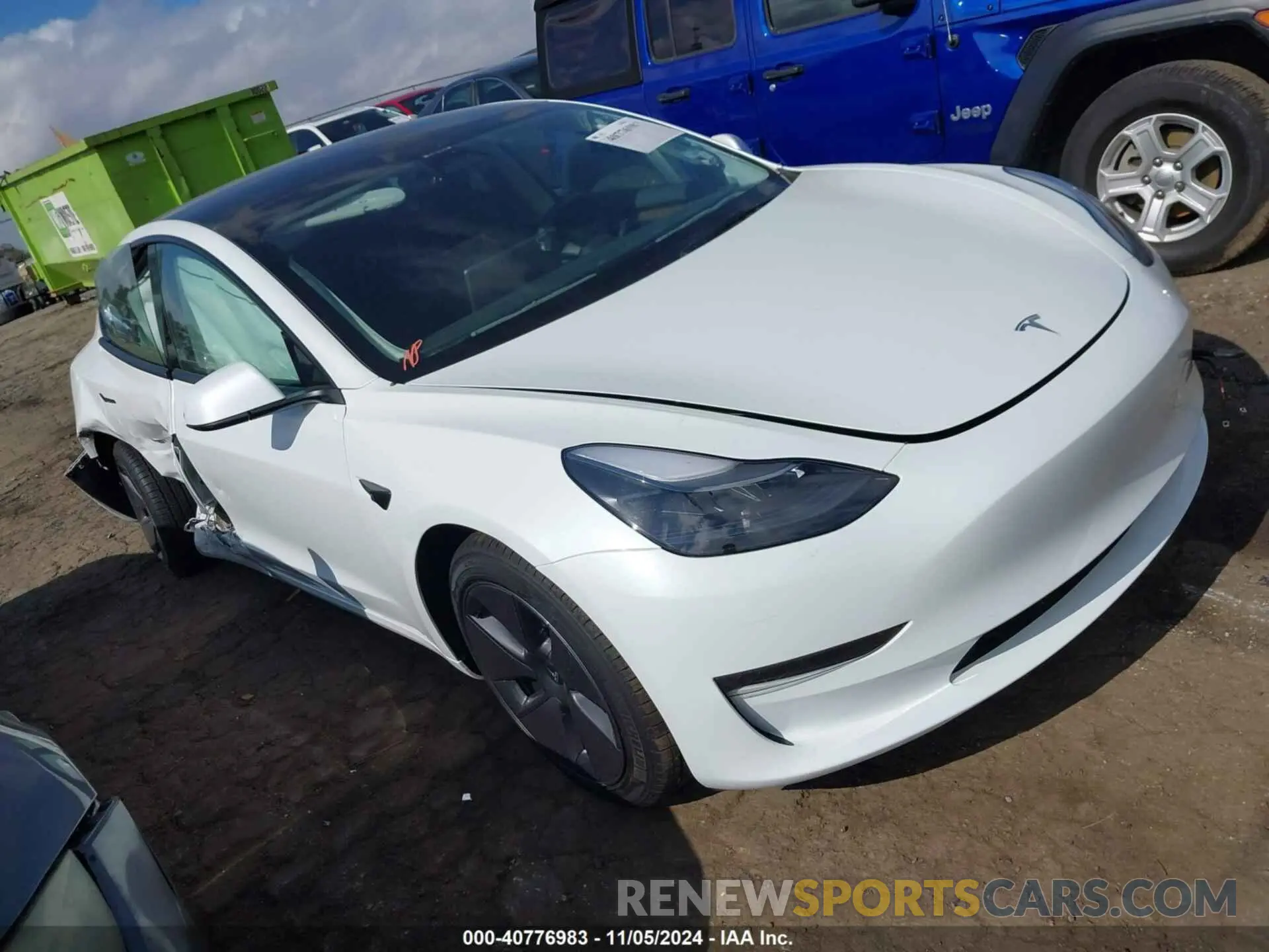 1 fotografías del automóvil dañado 5YJ3E1EA5PF546696 TESLA MODEL 3 2023