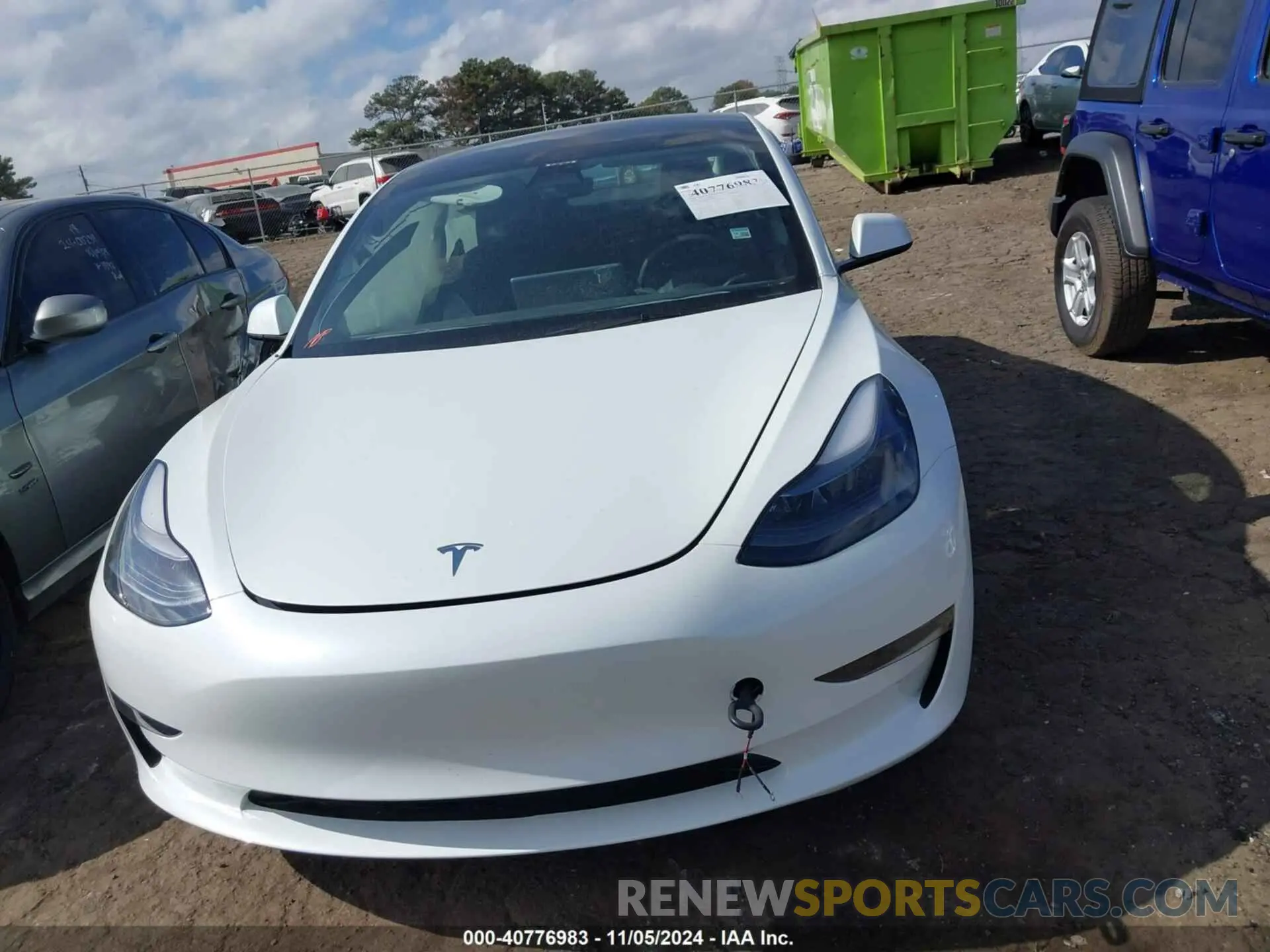12 fotografías del automóvil dañado 5YJ3E1EA5PF546696 TESLA MODEL 3 2023