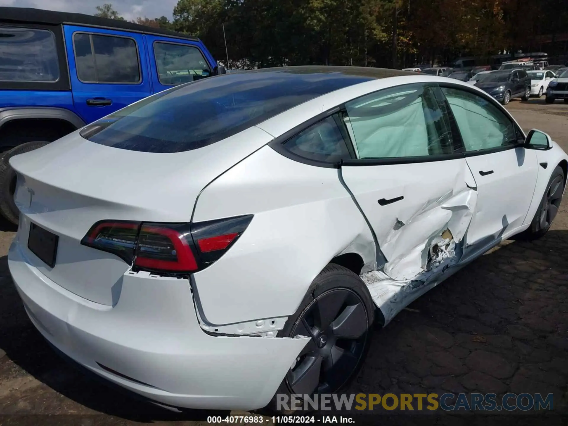 6 fotografías del automóvil dañado 5YJ3E1EA5PF546696 TESLA MODEL 3 2023