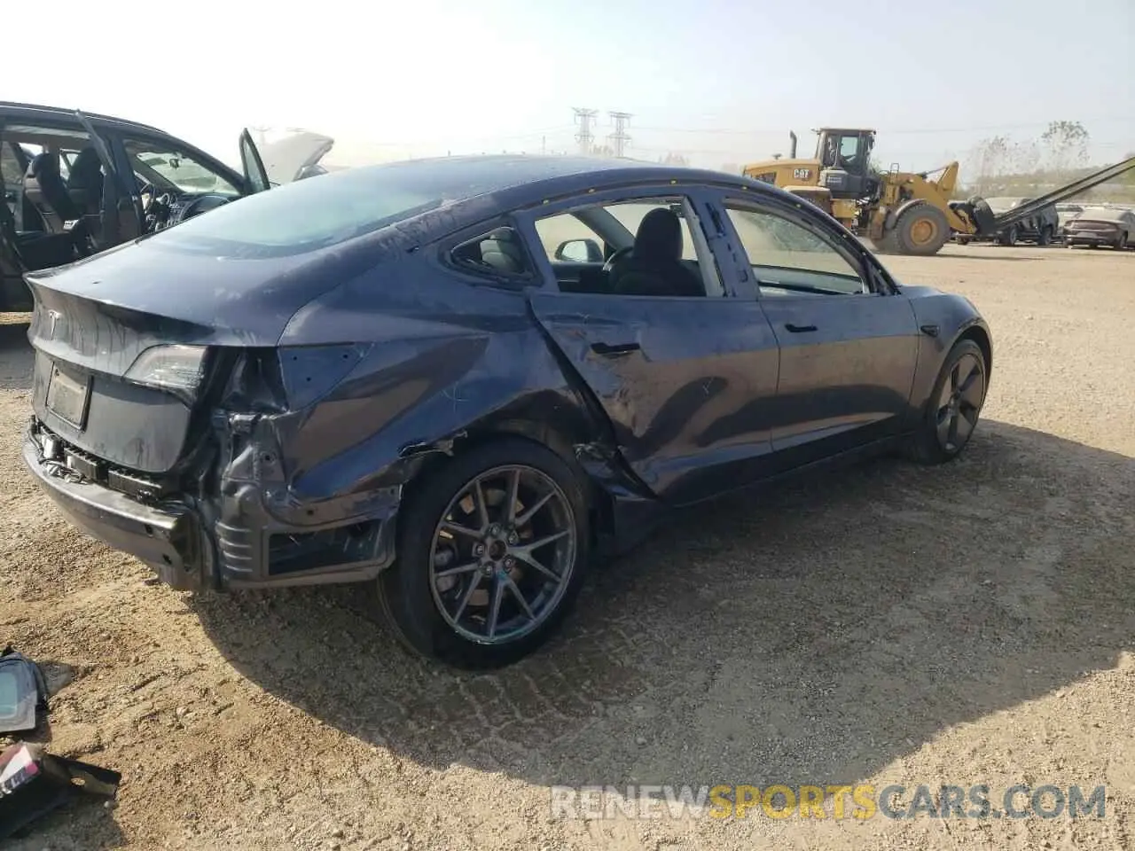 3 fotografías del automóvil dañado 5YJ3E1EA5PF547380 TESLA MODEL 3 2023