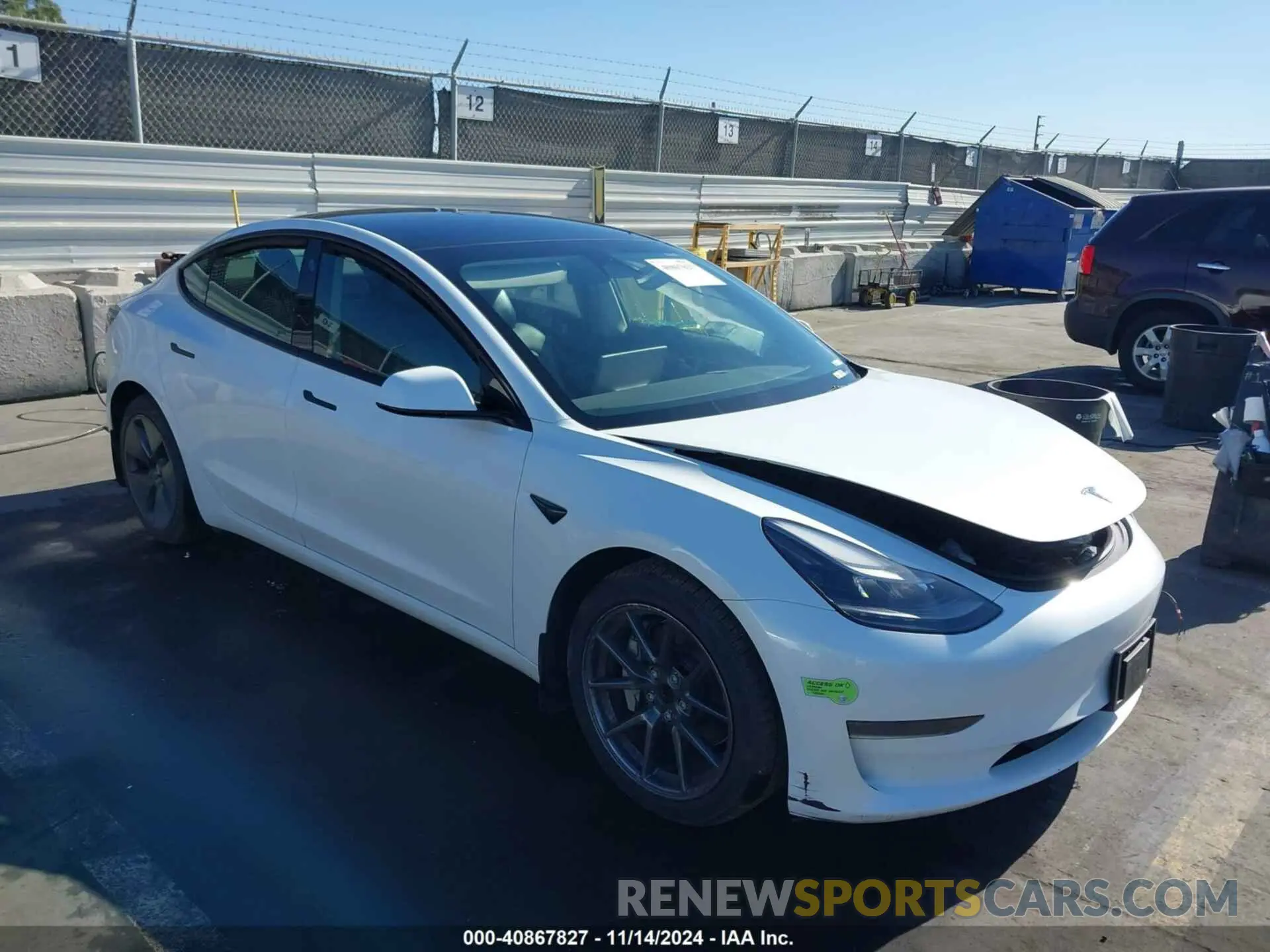 1 fotografías del automóvil dañado 5YJ3E1EA5PF548027 TESLA MODEL 3 2023