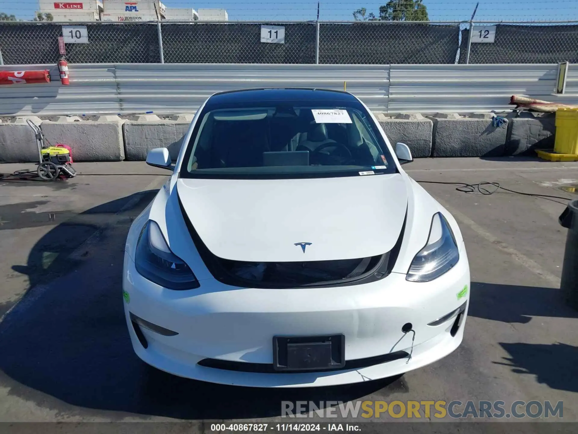 11 fotografías del automóvil dañado 5YJ3E1EA5PF548027 TESLA MODEL 3 2023