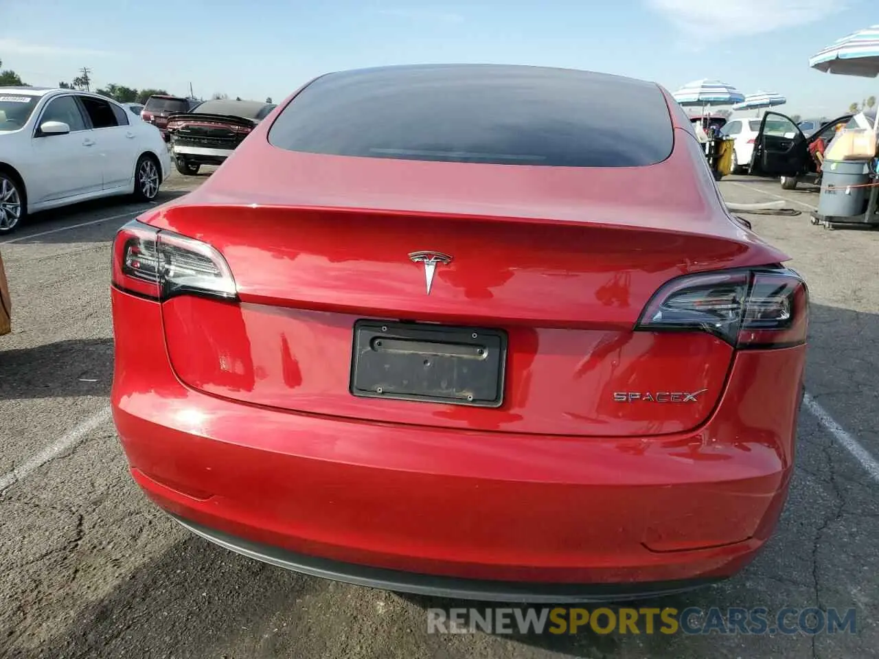 6 fotografías del automóvil dañado 5YJ3E1EA5PF548786 TESLA MODEL 3 2023