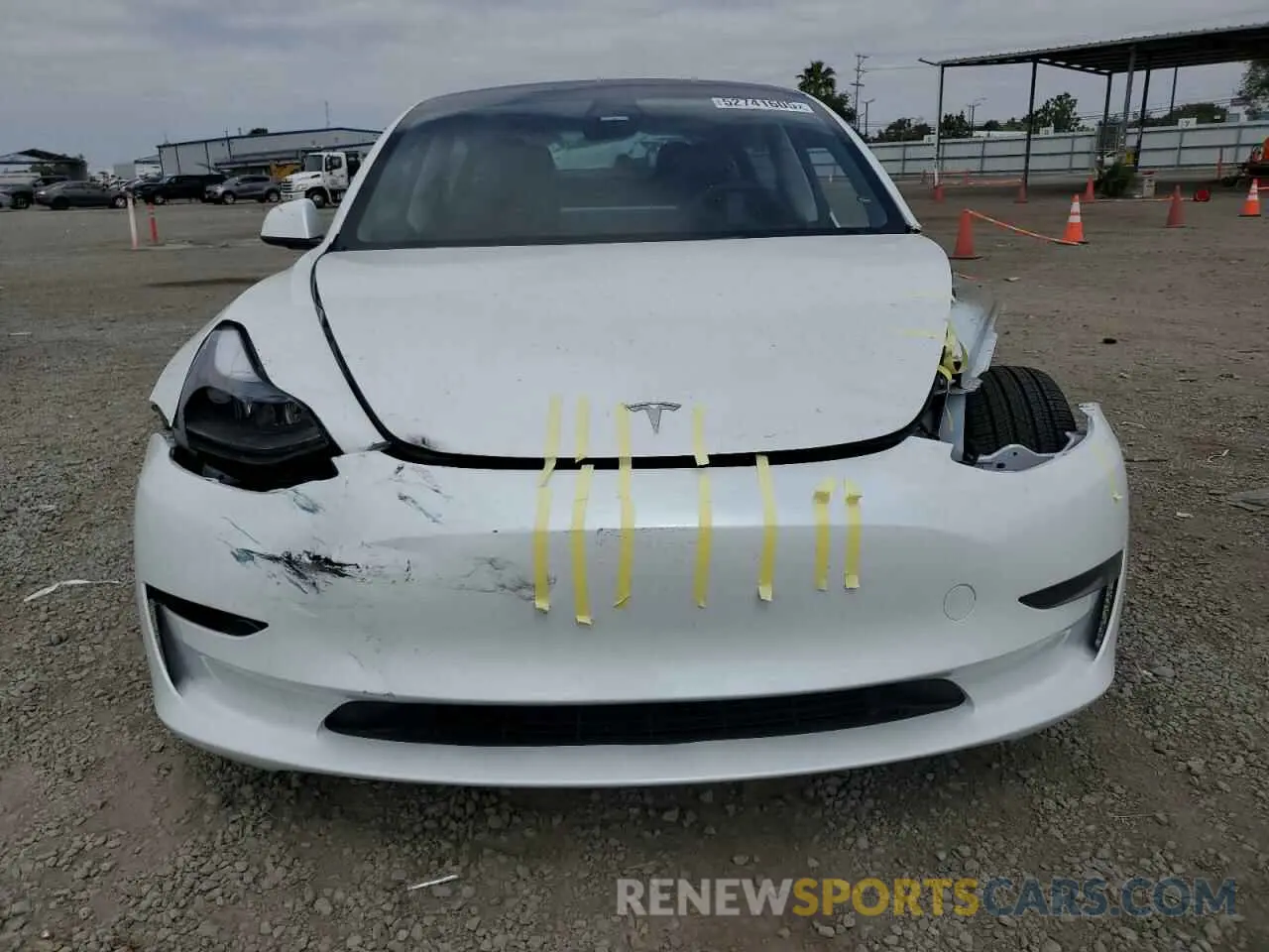 5 fotografías del automóvil dañado 5YJ3E1EA5PF552319 TESLA MODEL 3 2023