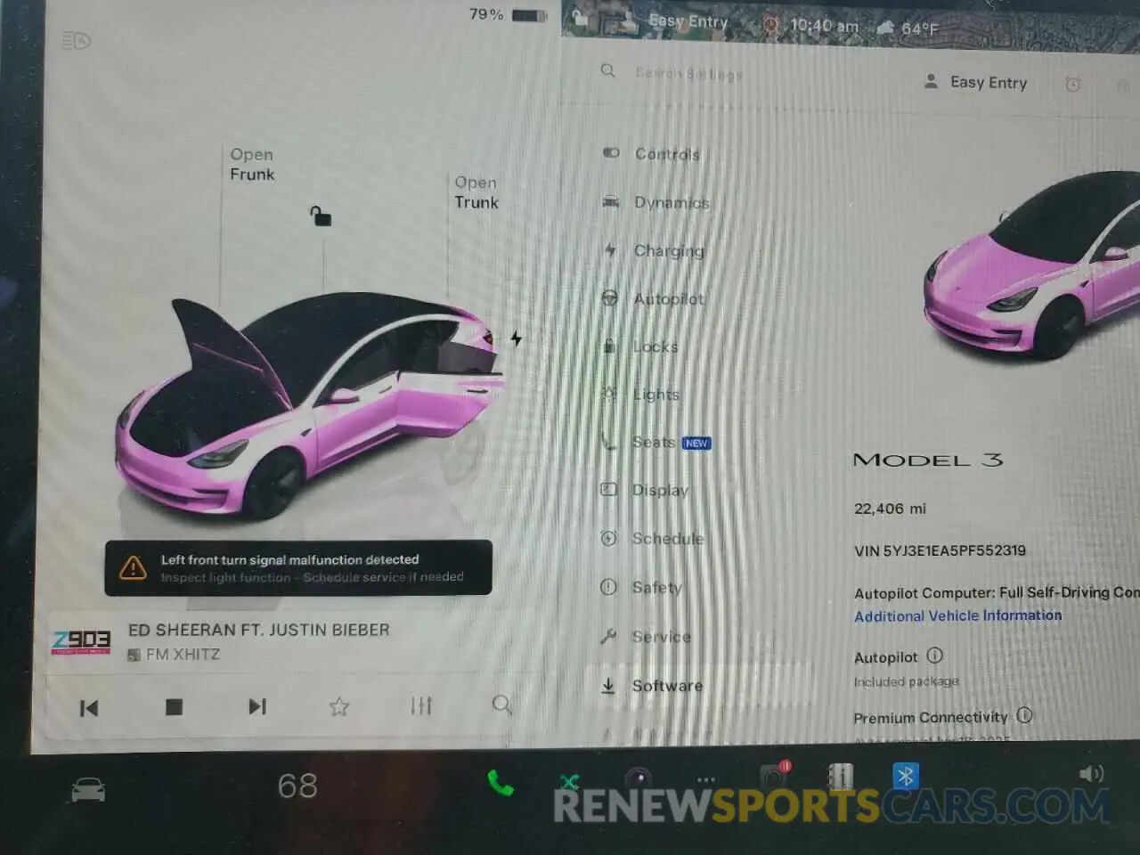 9 fotografías del automóvil dañado 5YJ3E1EA5PF552319 TESLA MODEL 3 2023