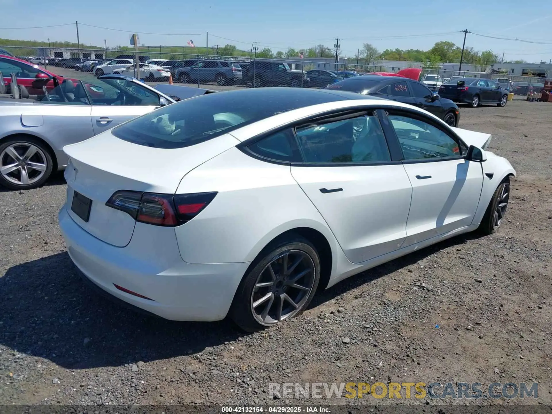 4 fotografías del automóvil dañado 5YJ3E1EA5PF553275 TESLA MODEL 3 2023