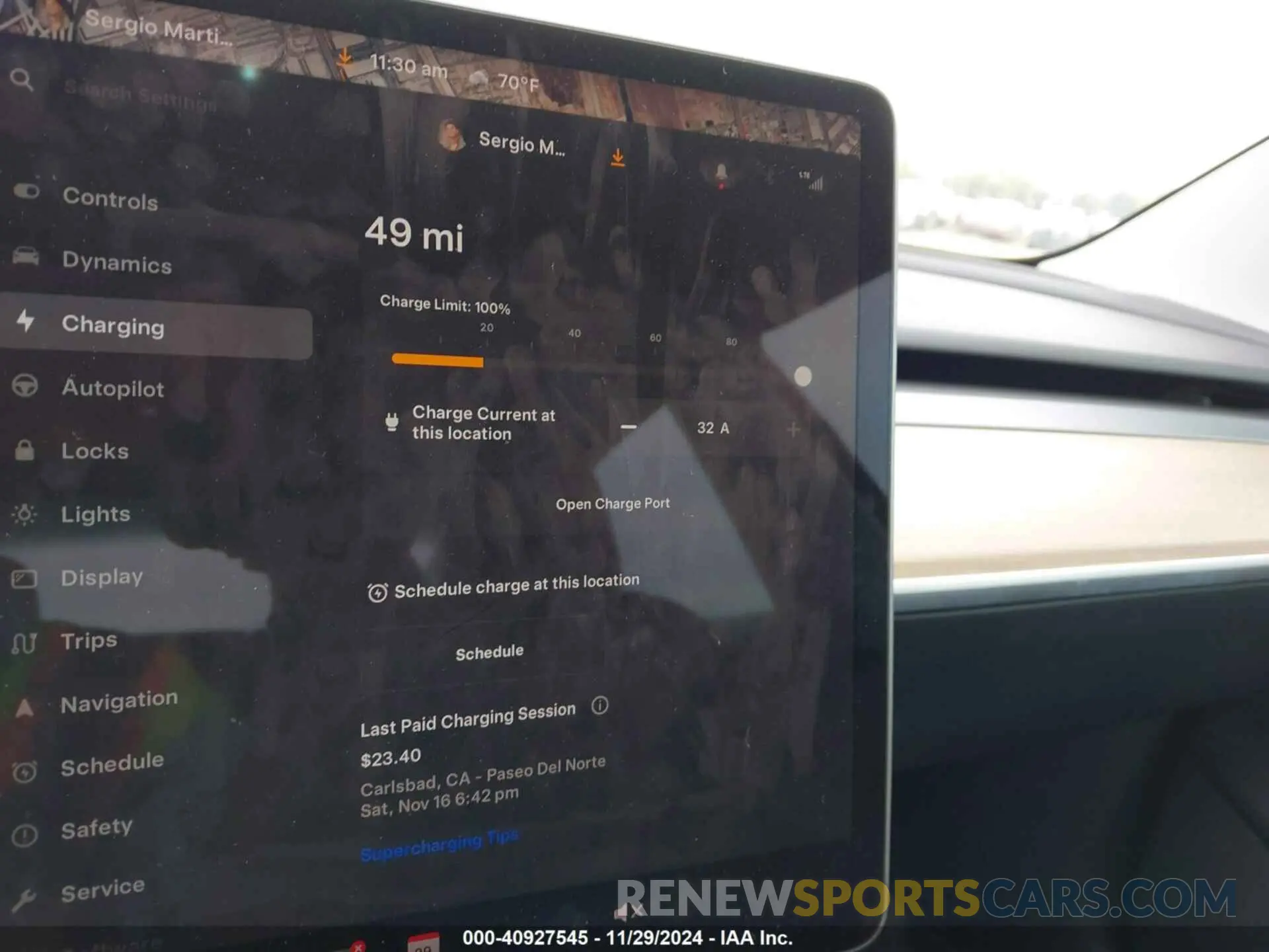 17 fotografías del automóvil dañado 5YJ3E1EA5PF574689 TESLA MODEL 3 2023