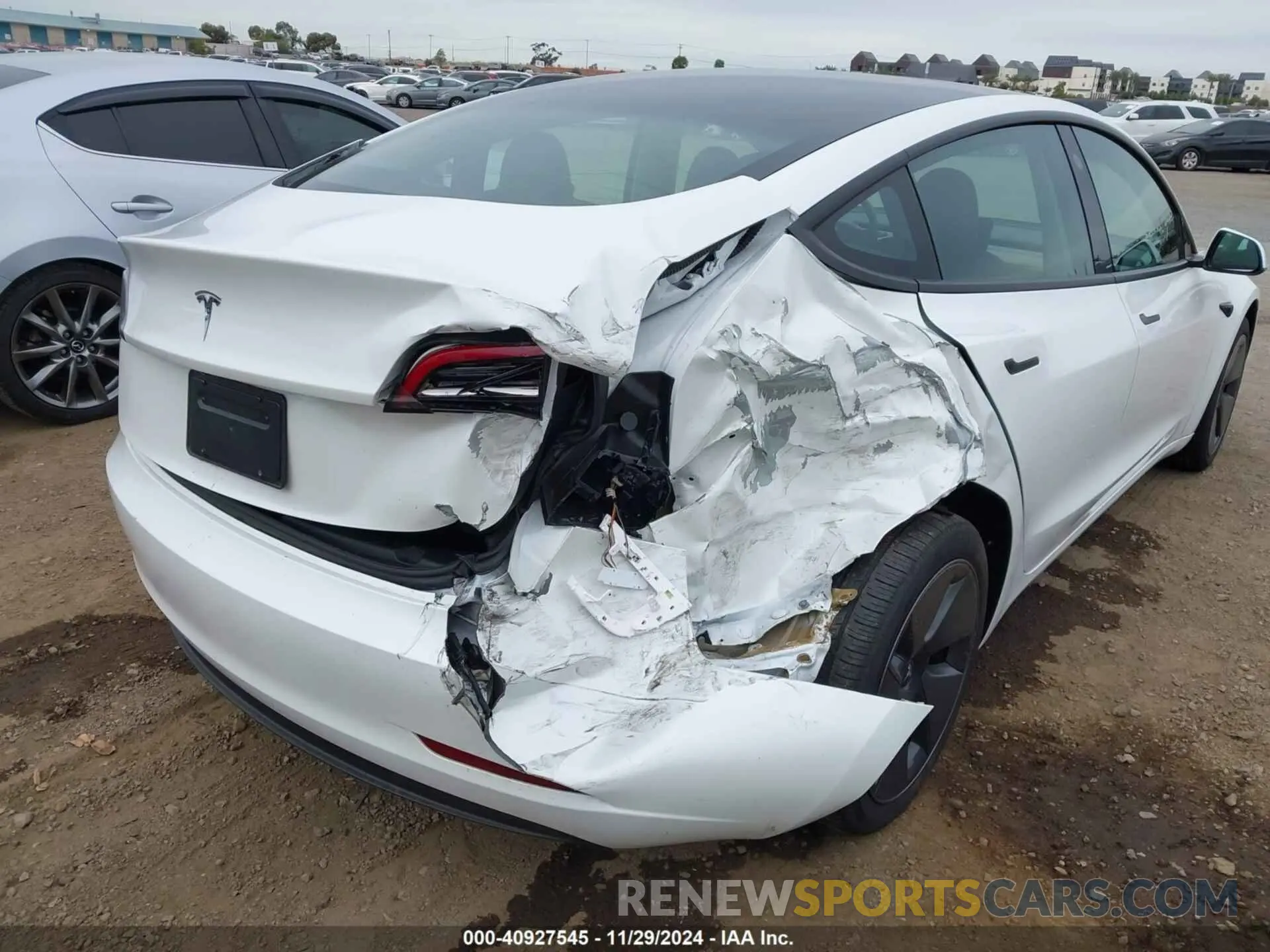 6 fotografías del automóvil dañado 5YJ3E1EA5PF574689 TESLA MODEL 3 2023