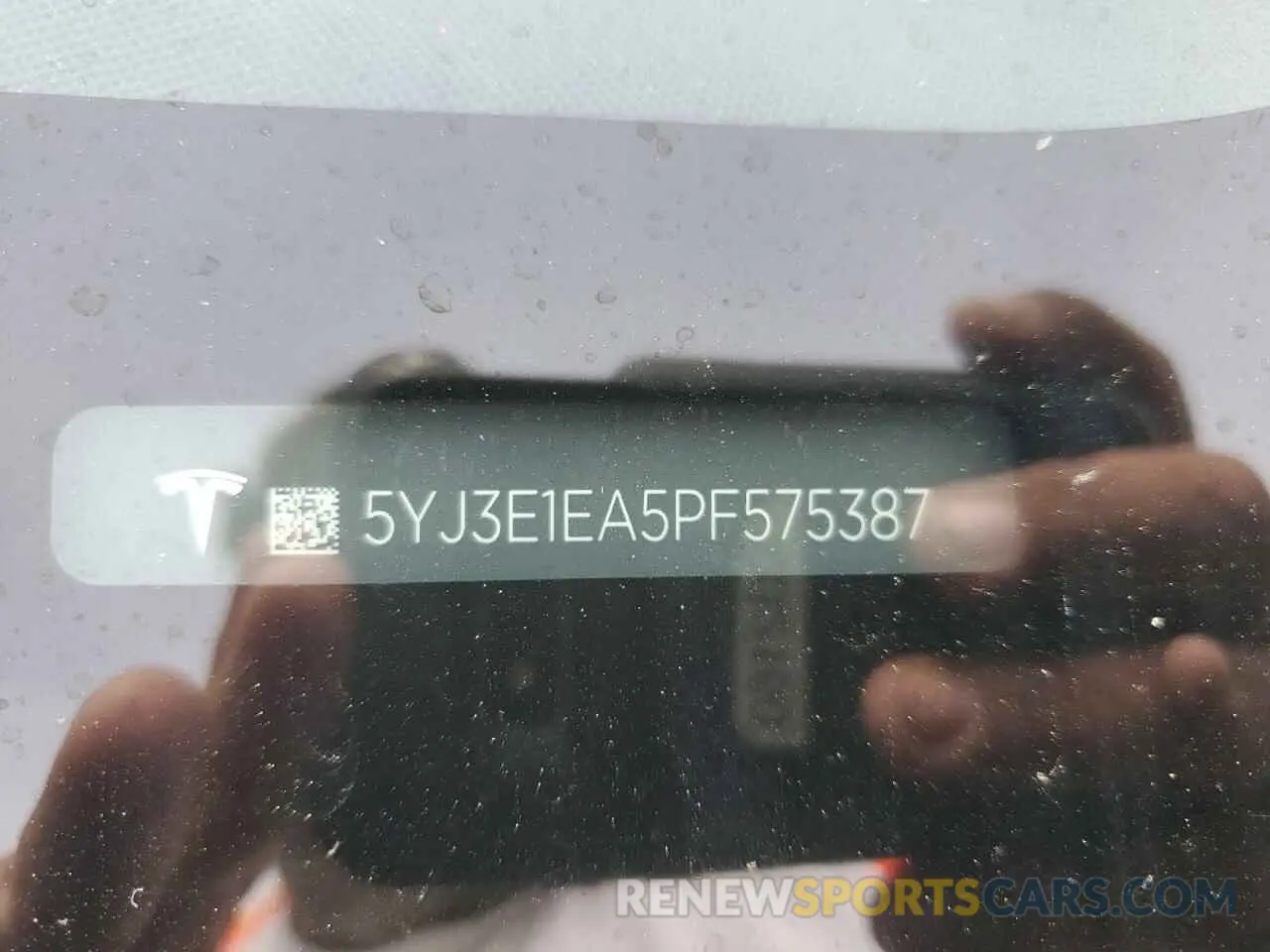 12 fotografías del automóvil dañado 5YJ3E1EA5PF575387 TESLA MODEL 3 2023